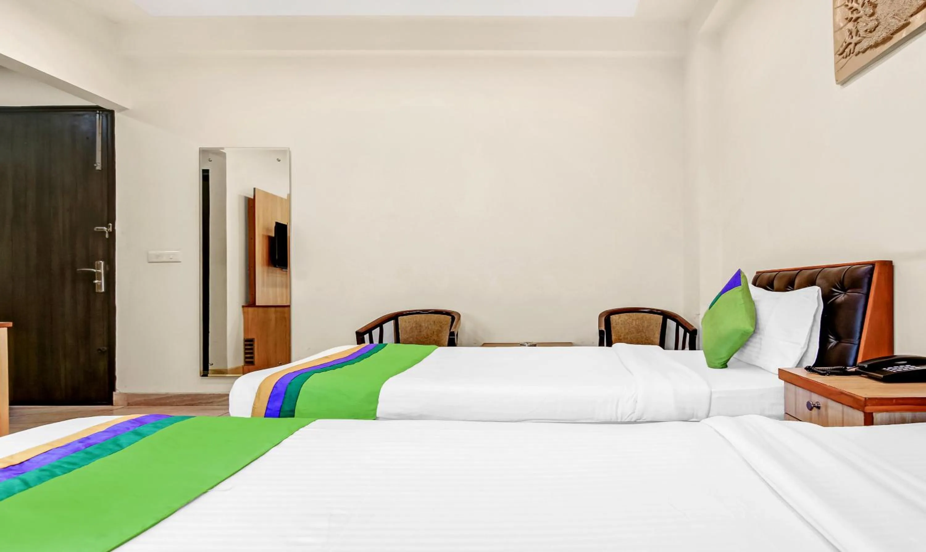 Bedroom, Bed in Treebo Sai Village Gold Souk - Sec 43