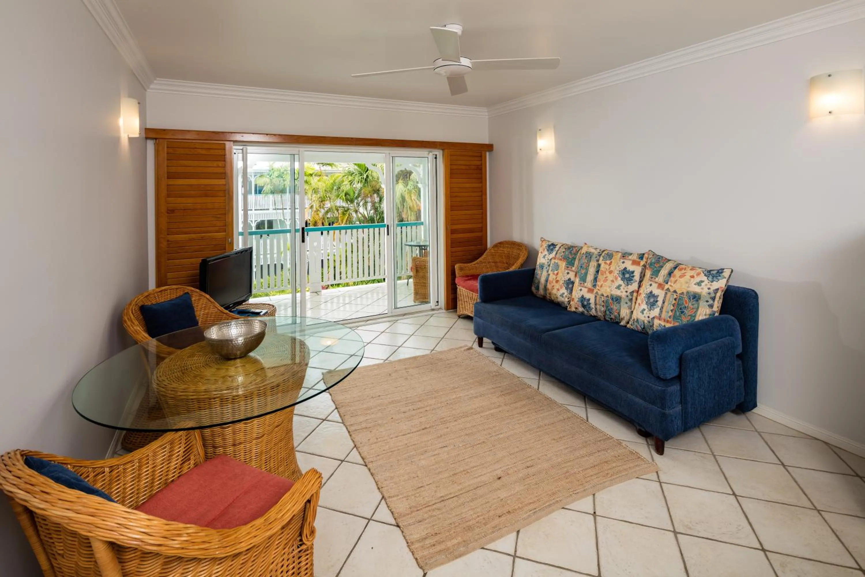 Living room in City Terraces Cairns