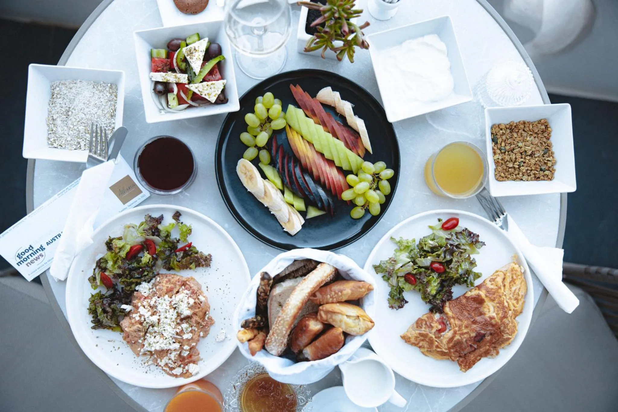 Breakfast in Athina Luxury Suites