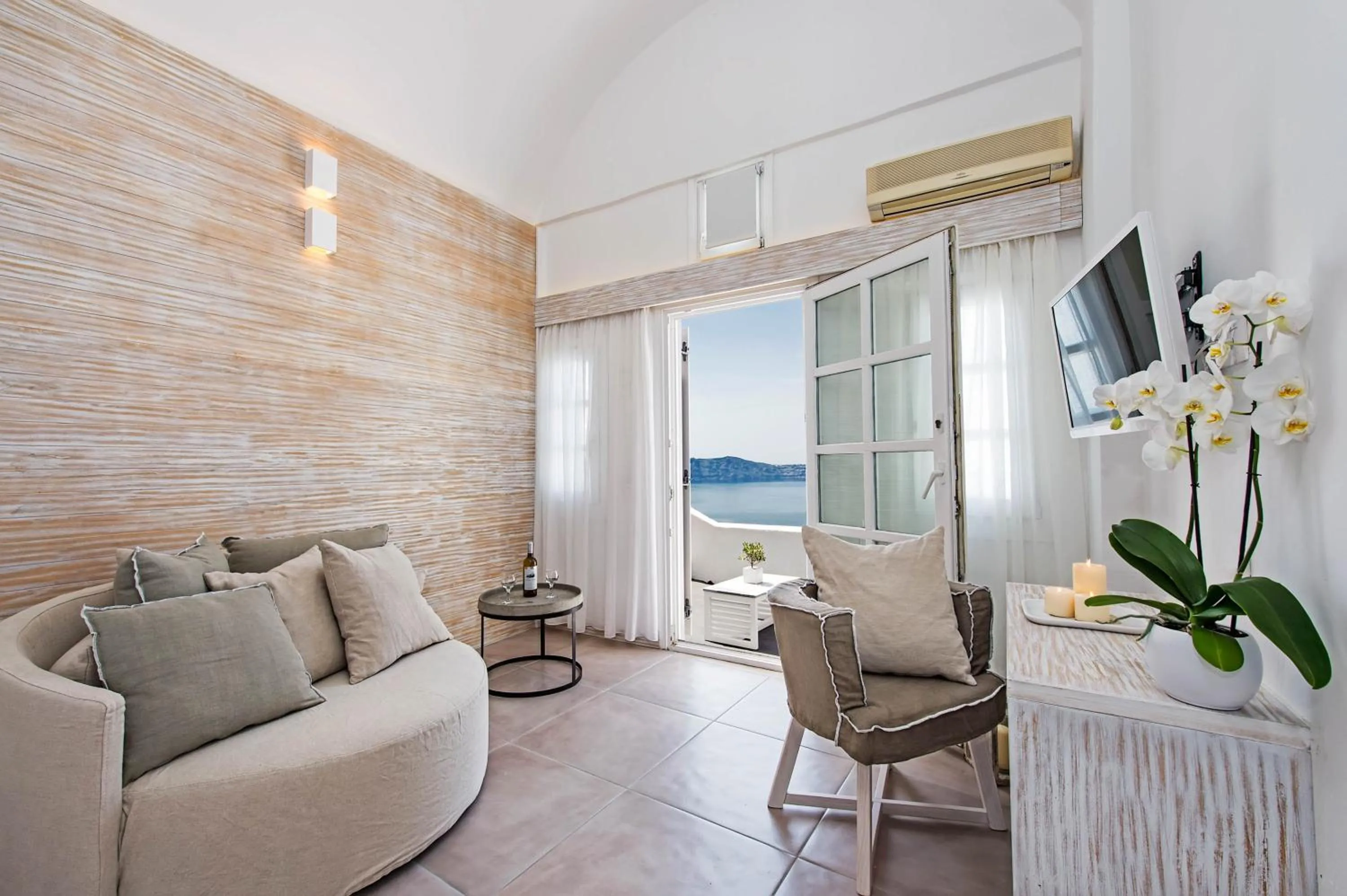 Bedroom in Athina Luxury Suites