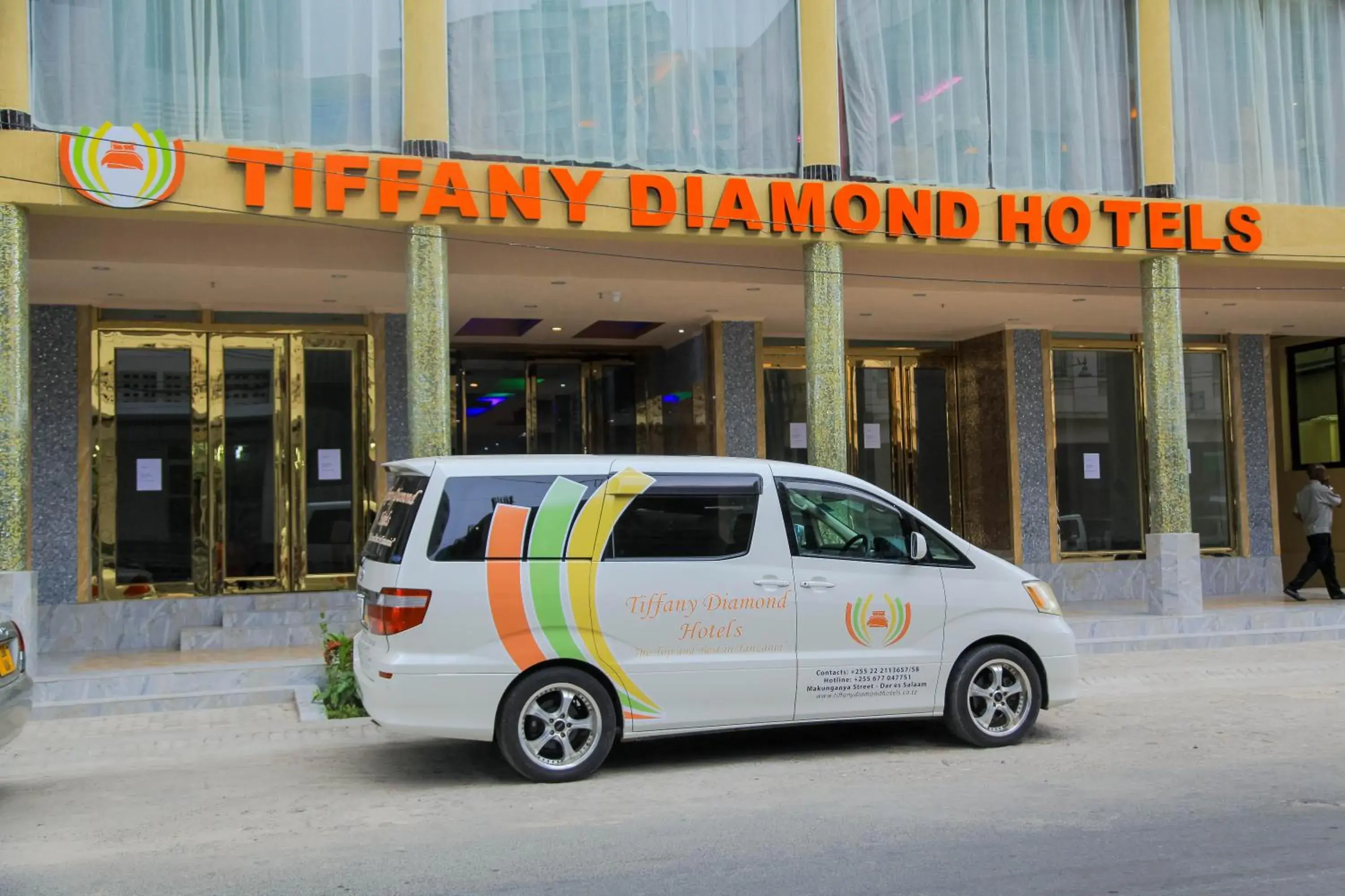 Facade/entrance in Tiffany Diamond Hotels LTD - Makunganya Facade/entrance in Tiffany Diamond Hotels LTD - Makunganya