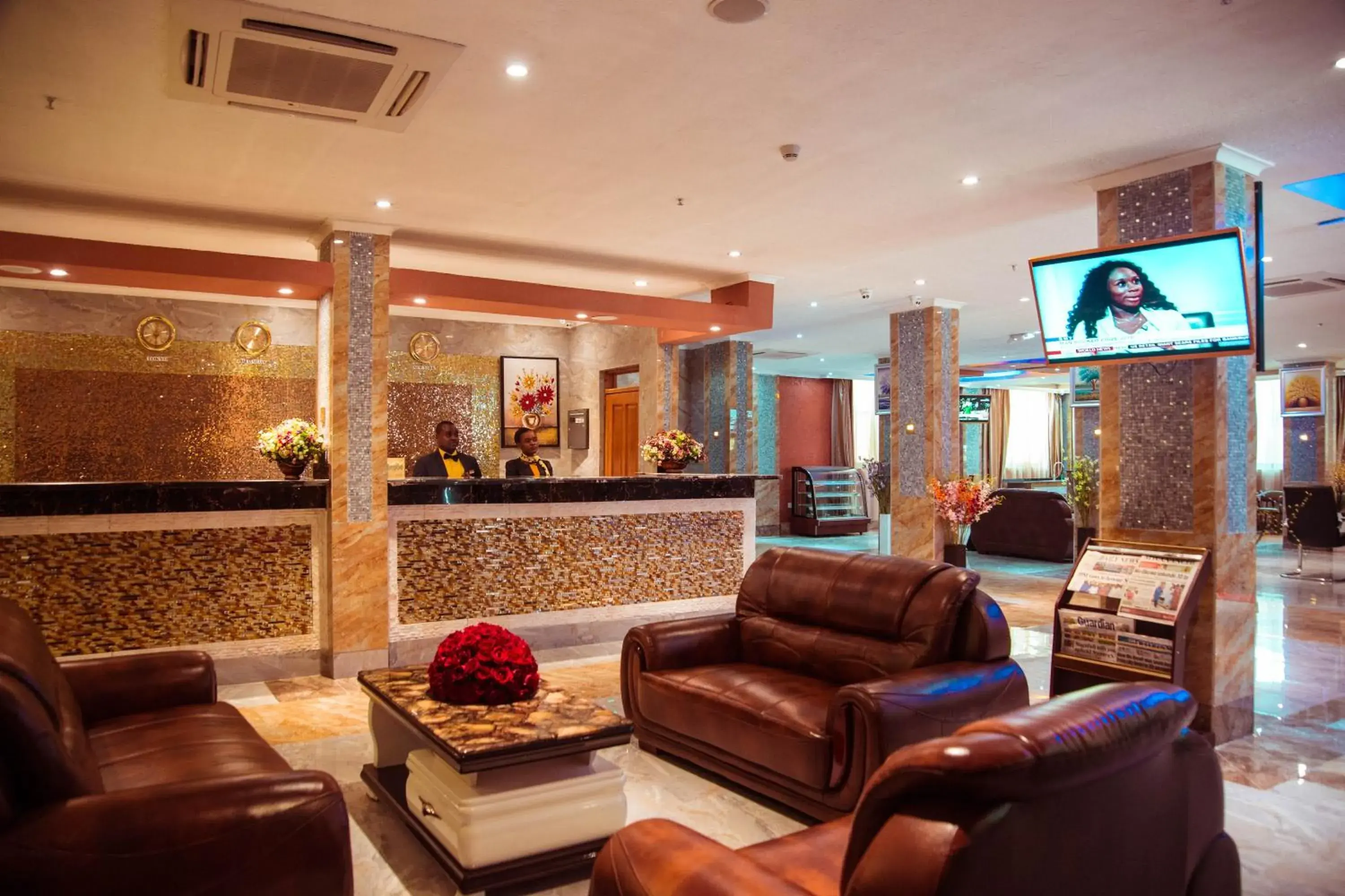 Lobby or reception in Tiffany Diamond Hotels LTD - Makunganya Lobby or reception in Tiffany Diamond Hotels LTD - Makunganya