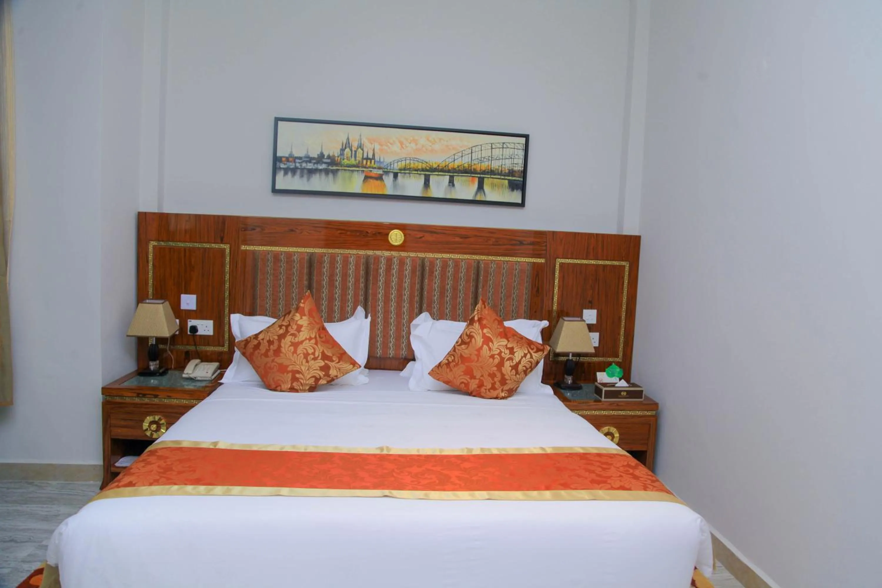 Bed in Tiffany Diamond Hotels LTD - Makunganya