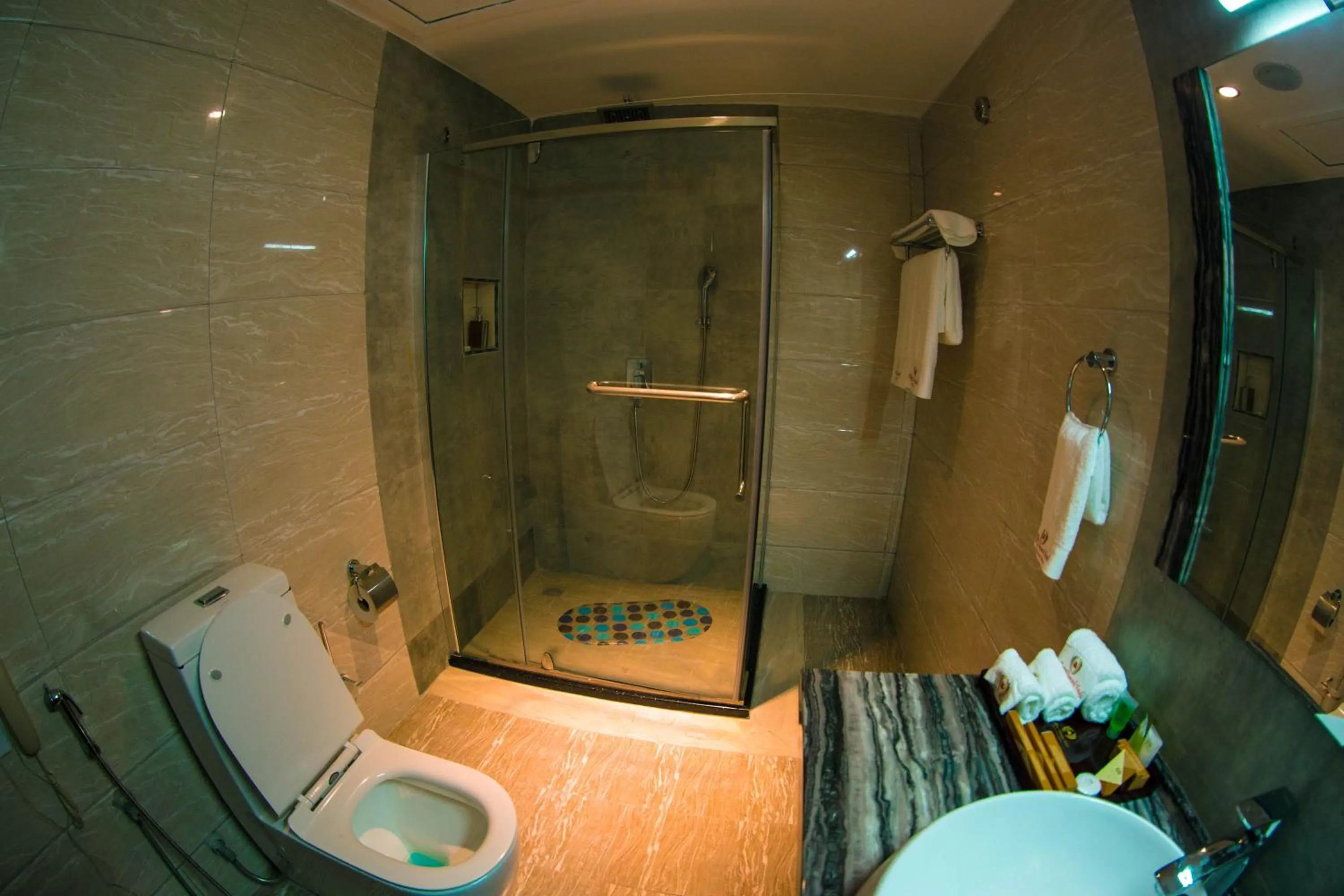 Bathroom in Tiffany Diamond Hotels LTD - Makunganya
