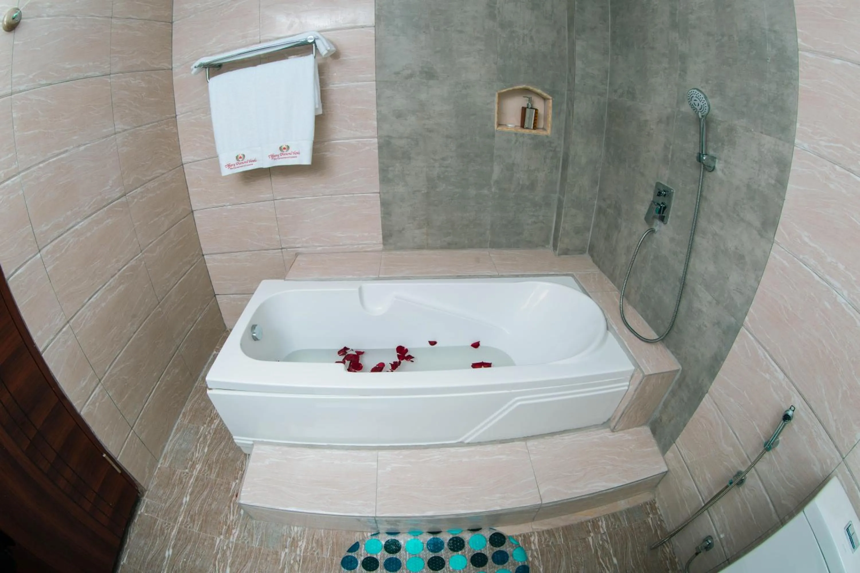 Bathroom in Tiffany Diamond Hotels LTD - Makunganya