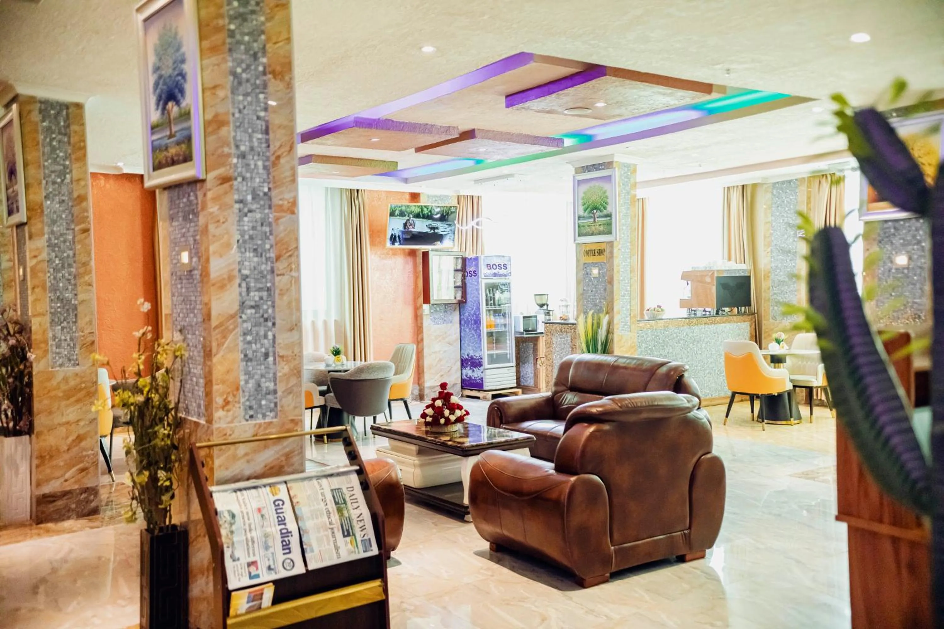 Living room in Tiffany Diamond Hotels LTD - Makunganya