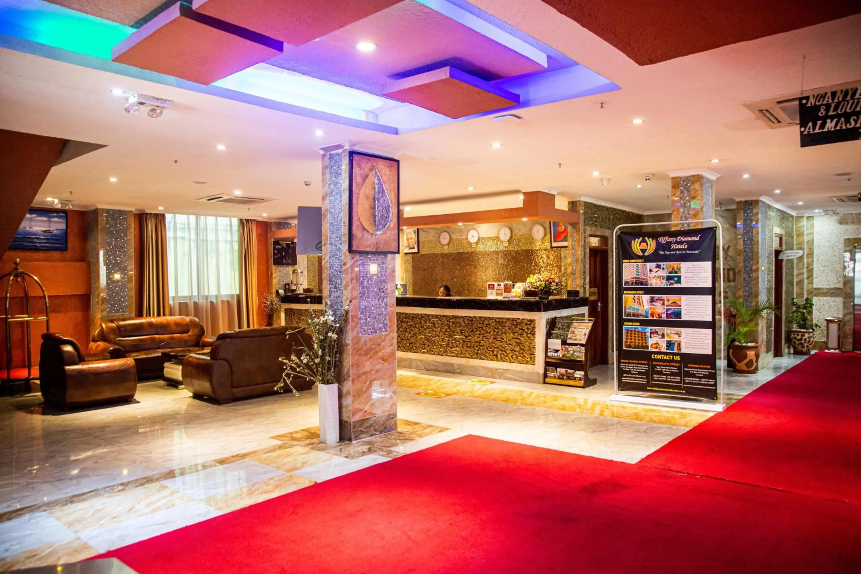 Lobby or reception in Tiffany Diamond Hotels LTD - Makunganya
