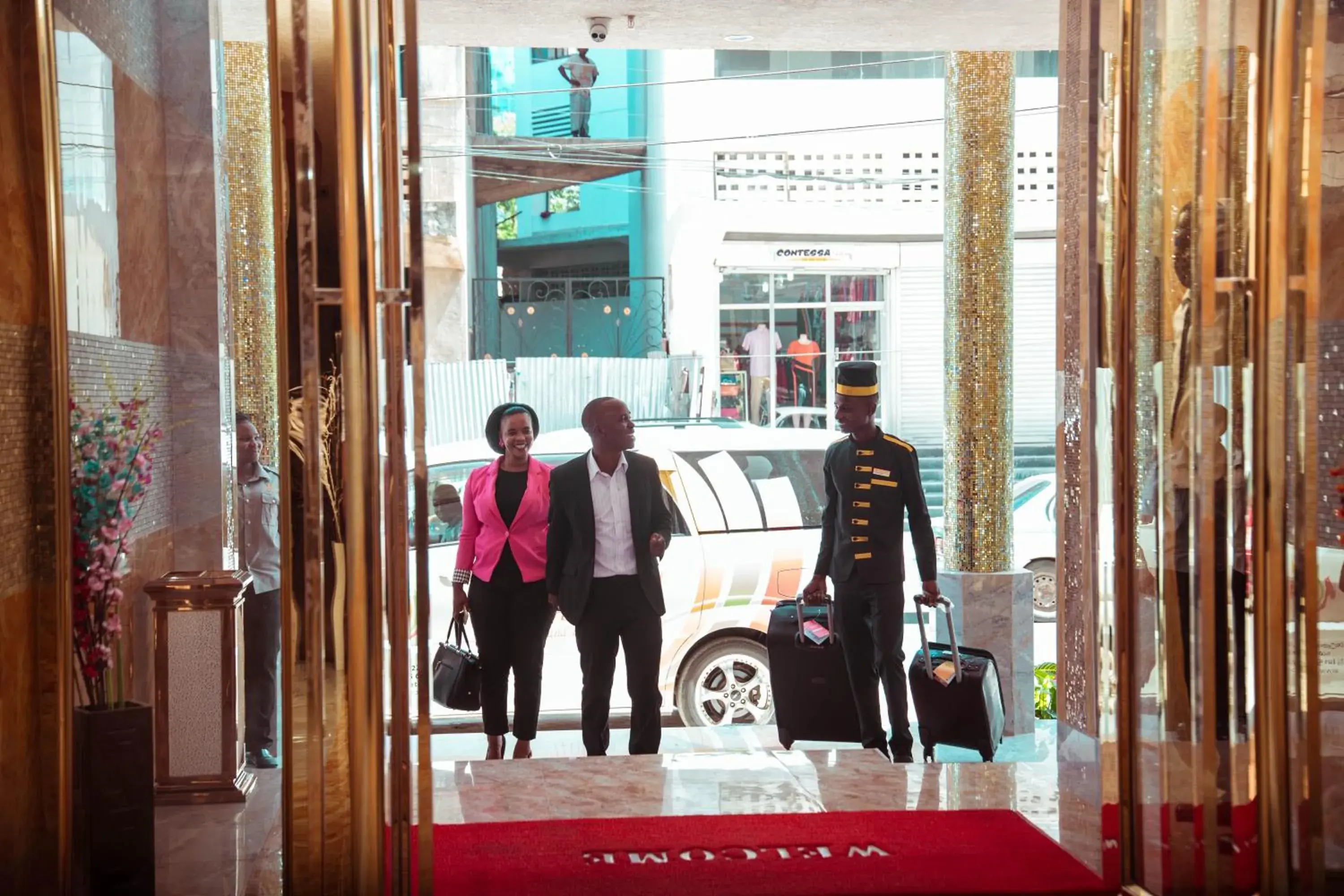 Lobby or reception in Tiffany Diamond Hotels LTD - Makunganya Lobby or reception in Tiffany Diamond Hotels LTD - Makunganya