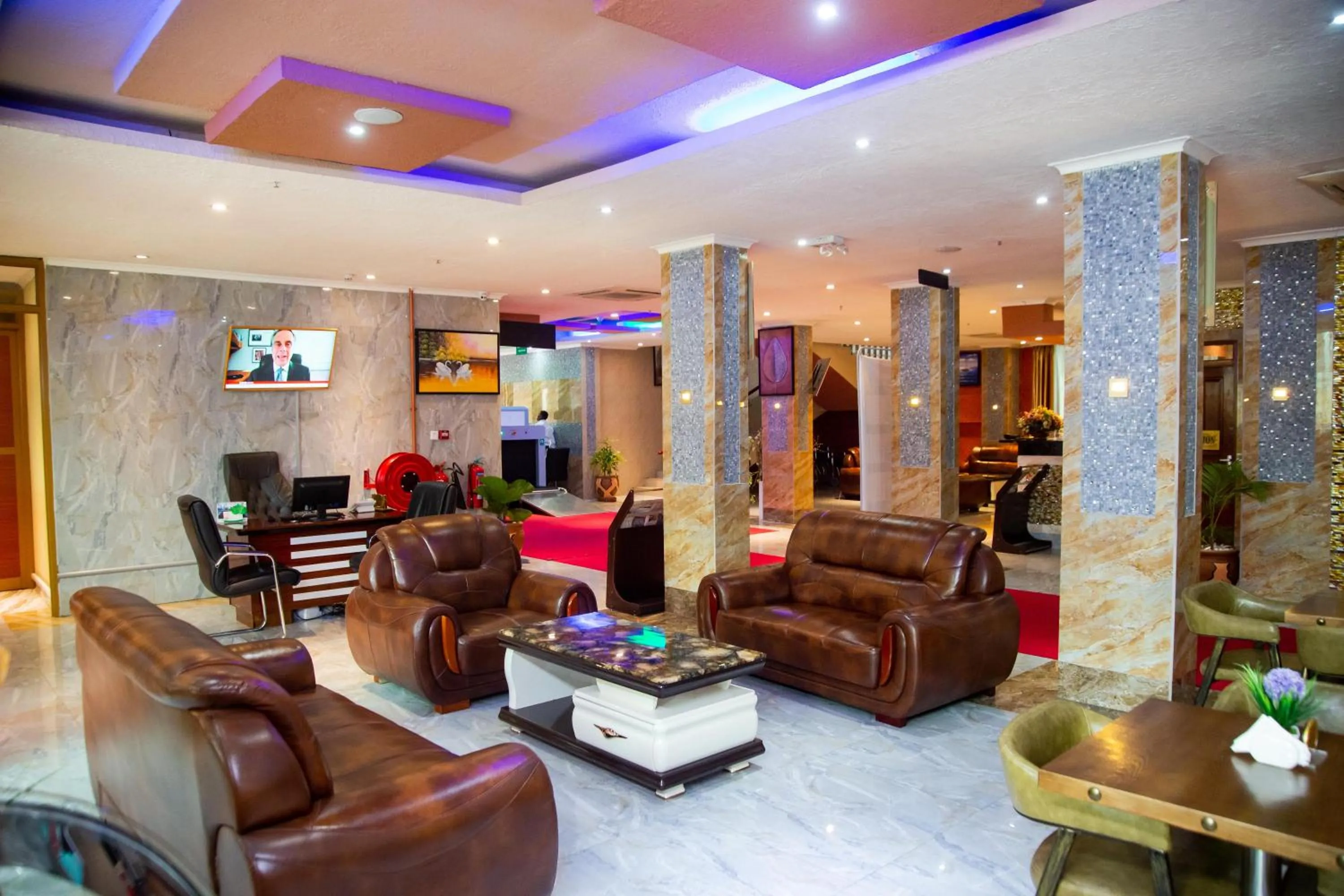 Lobby or reception in Tiffany Diamond Hotels LTD - Makunganya