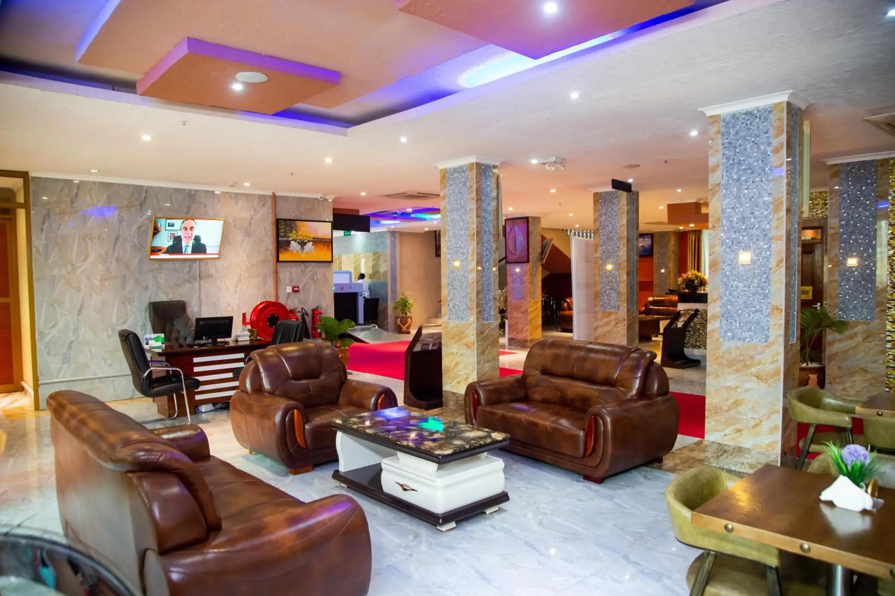 Lobby or reception in Tiffany Diamond Hotels LTD - Makunganya Lobby or reception in Tiffany Diamond Hotels LTD - Makunganya