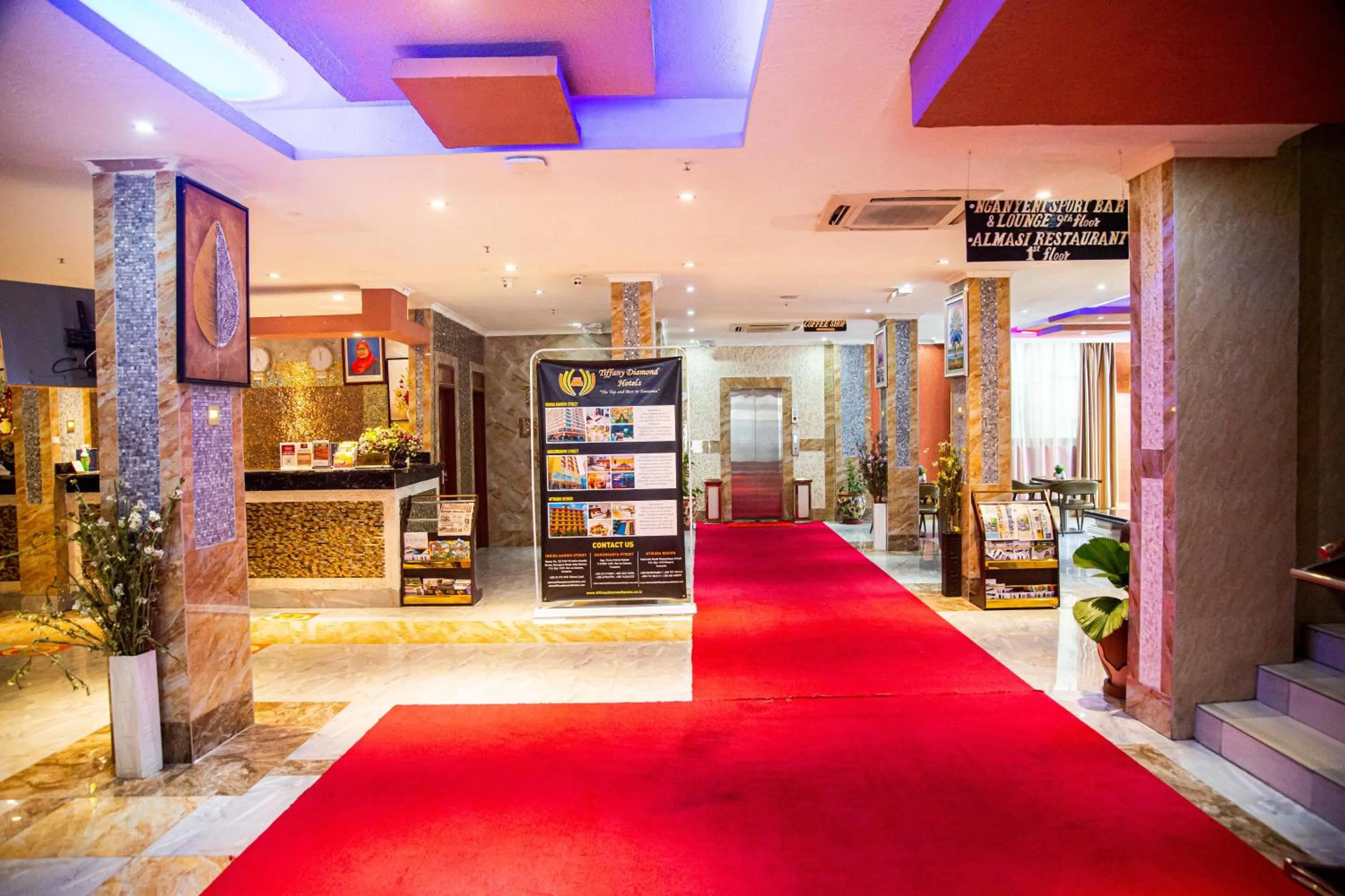 Lobby or reception in Tiffany Diamond Hotels LTD - Makunganya