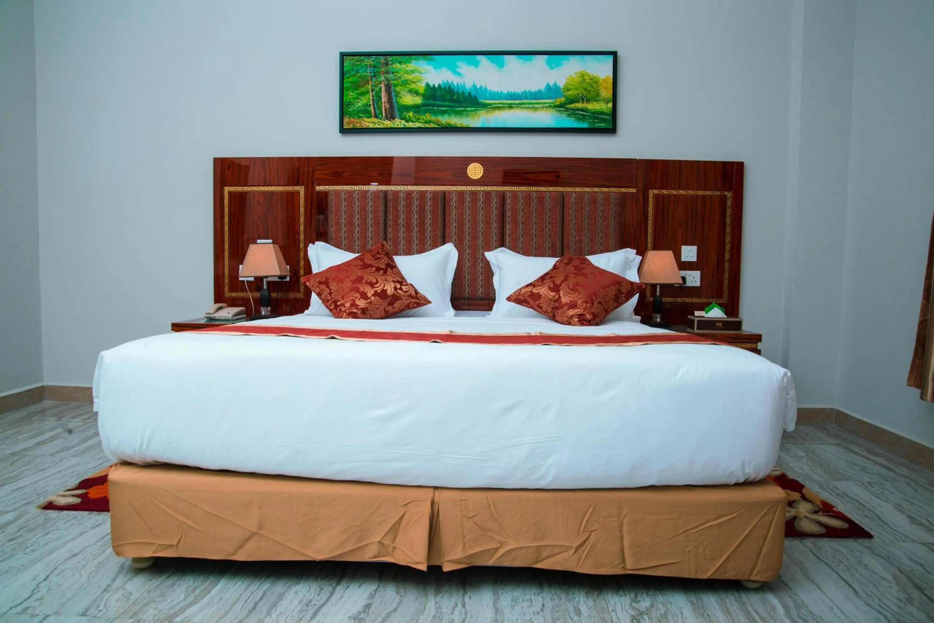 Bed in Tiffany Diamond Hotels LTD - Makunganya