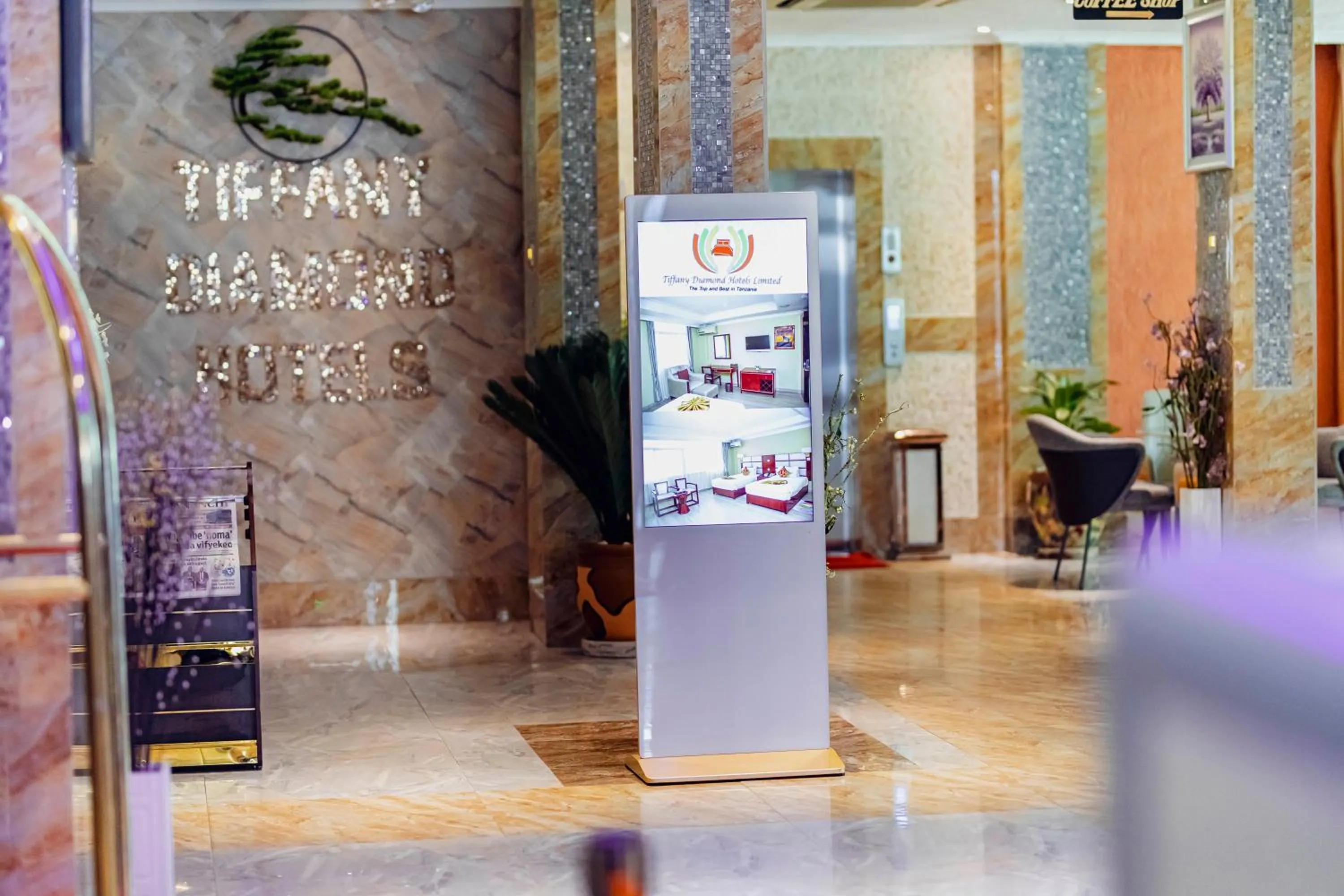 Lobby or reception in Tiffany Diamond Hotels LTD - Makunganya