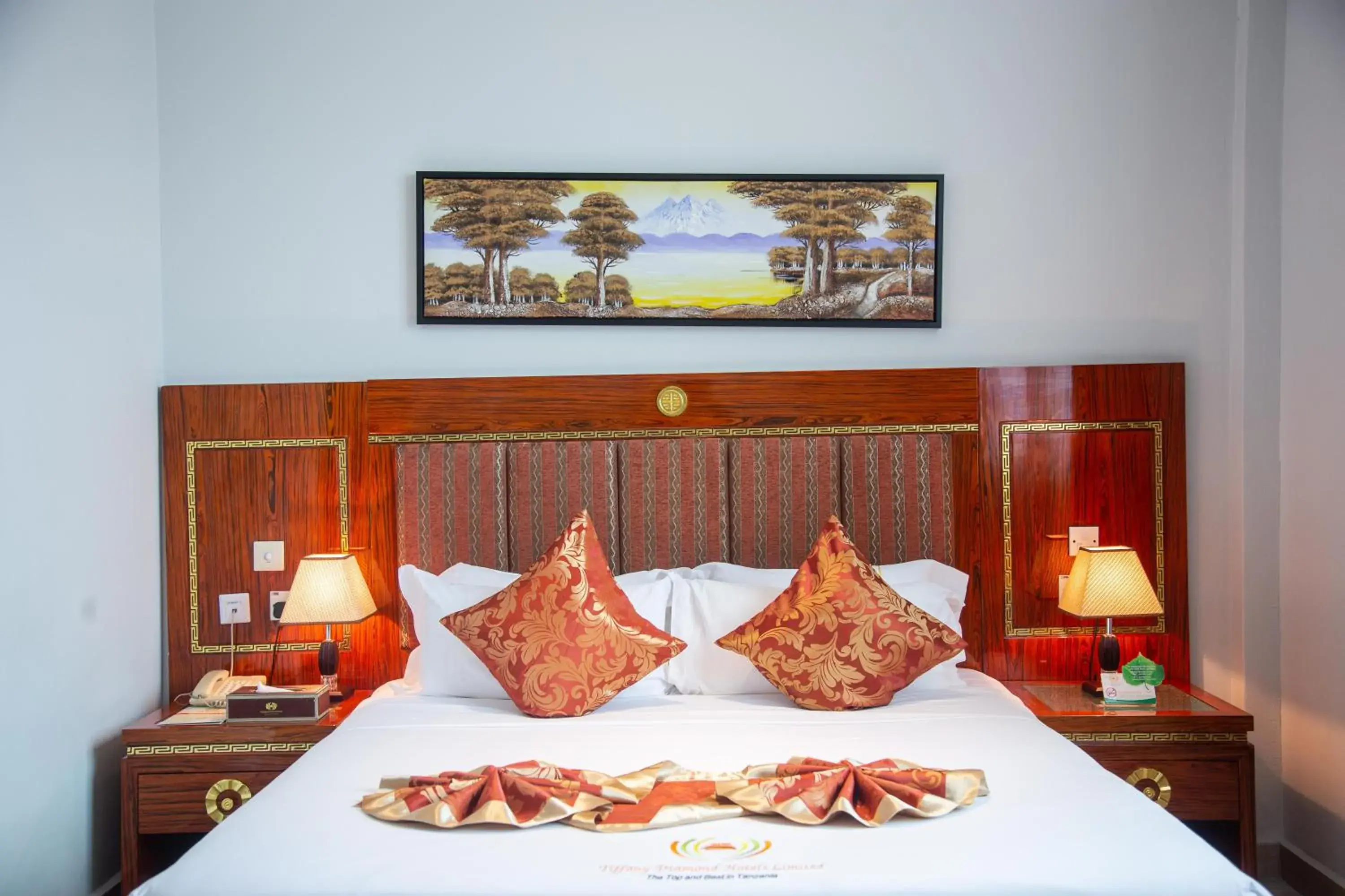 Bed in Tiffany Diamond Hotels LTD - Makunganya Bed in Tiffany Diamond Hotels LTD - Makunganya