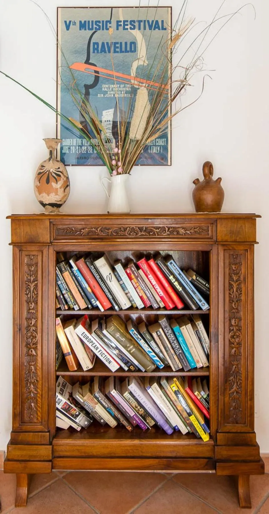 Library in B&B Beata Solitudo