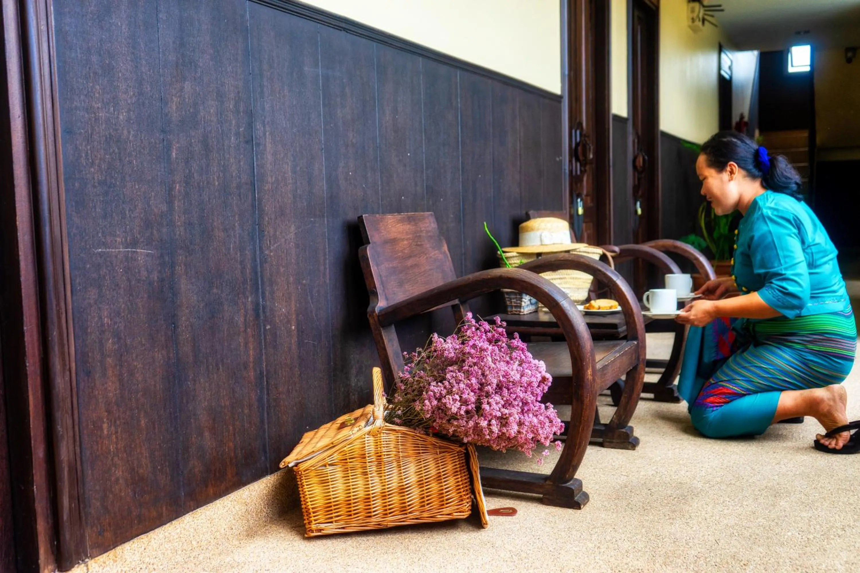 Balcony/Terrace in Ban Kong Rao Guesthouse