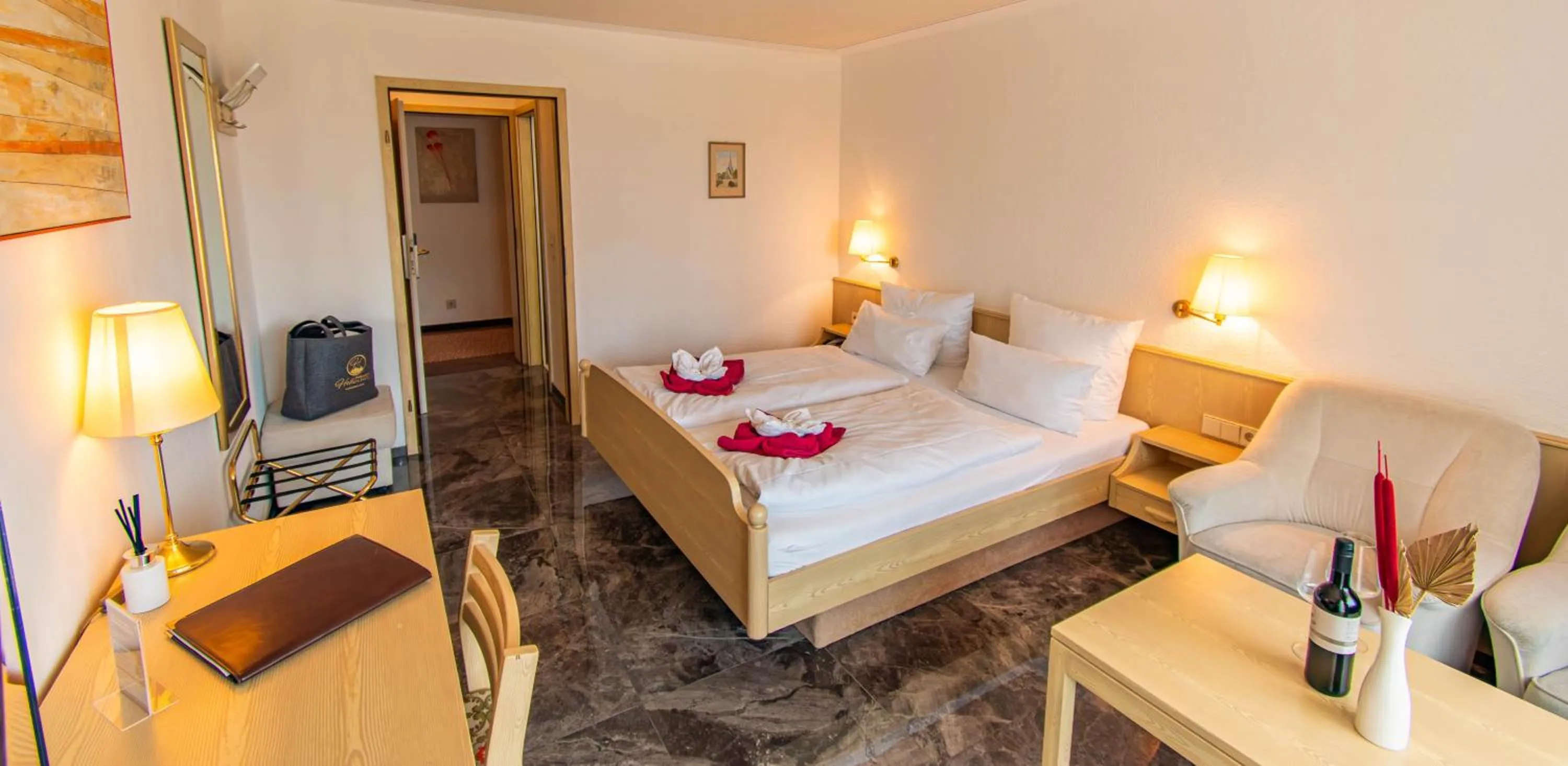 Bed in Wellnesshotel Hohenrodt