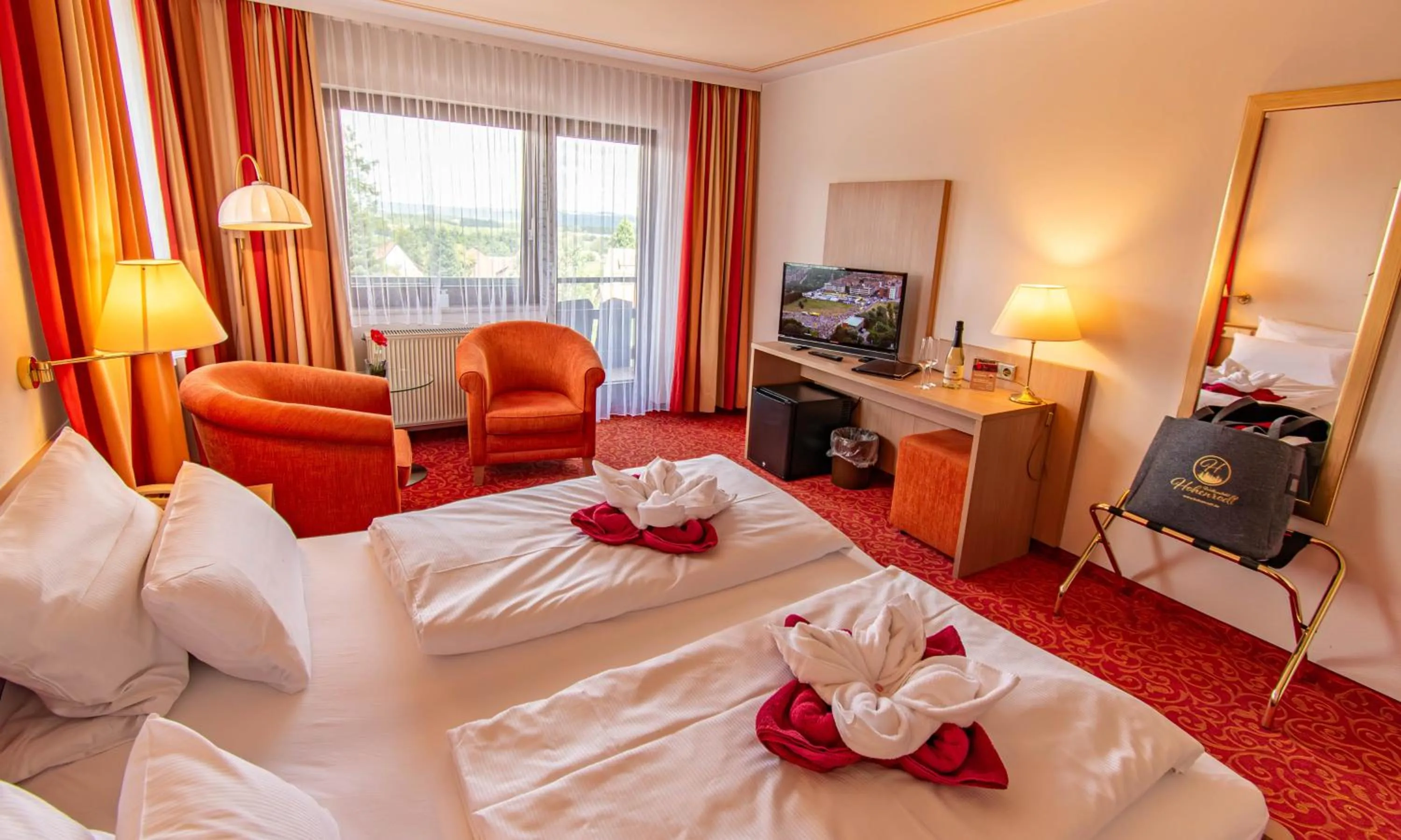 Bed in Wellnesshotel Hohenrodt