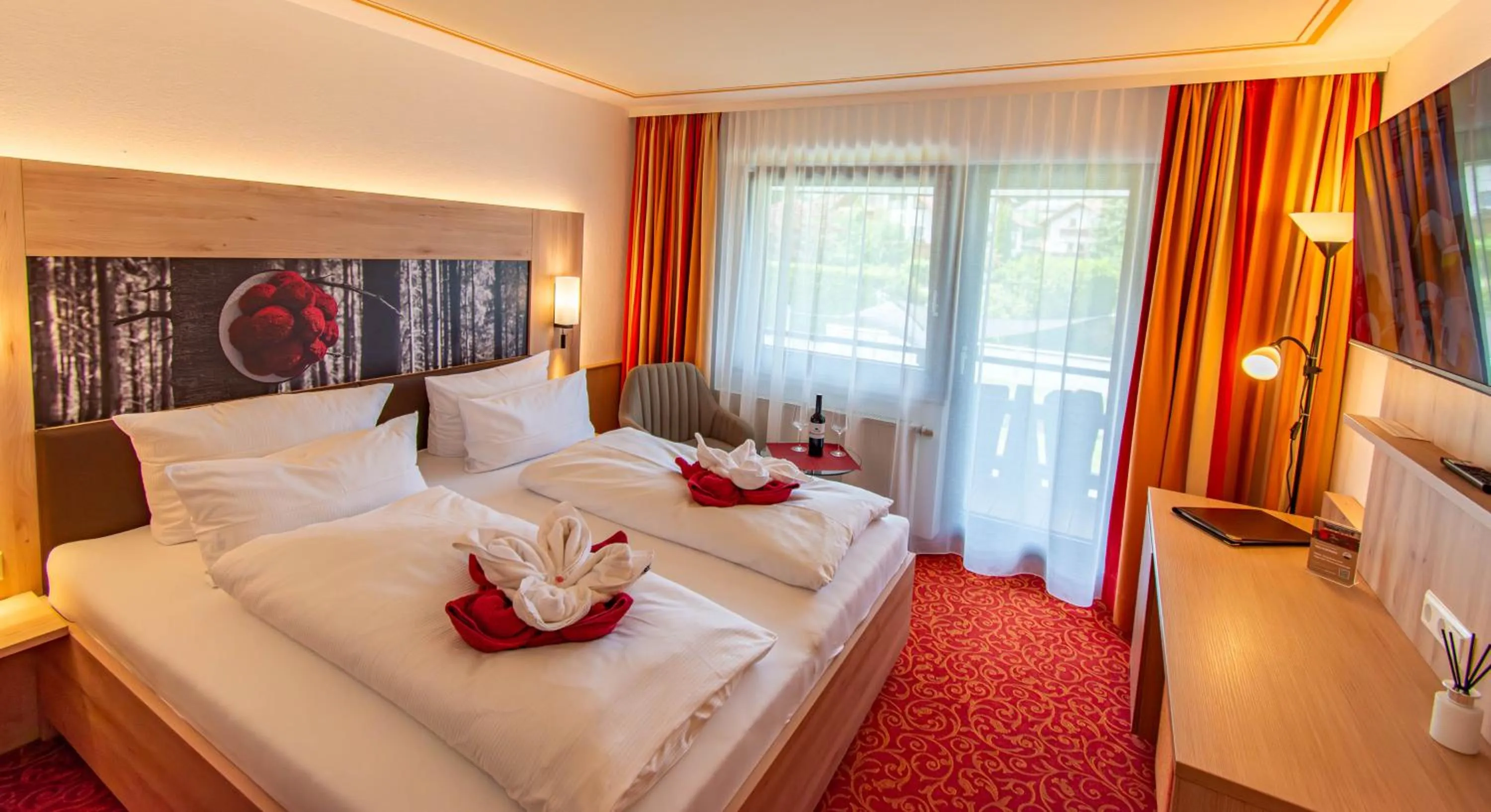 Bed in Wellnesshotel Hohenrodt