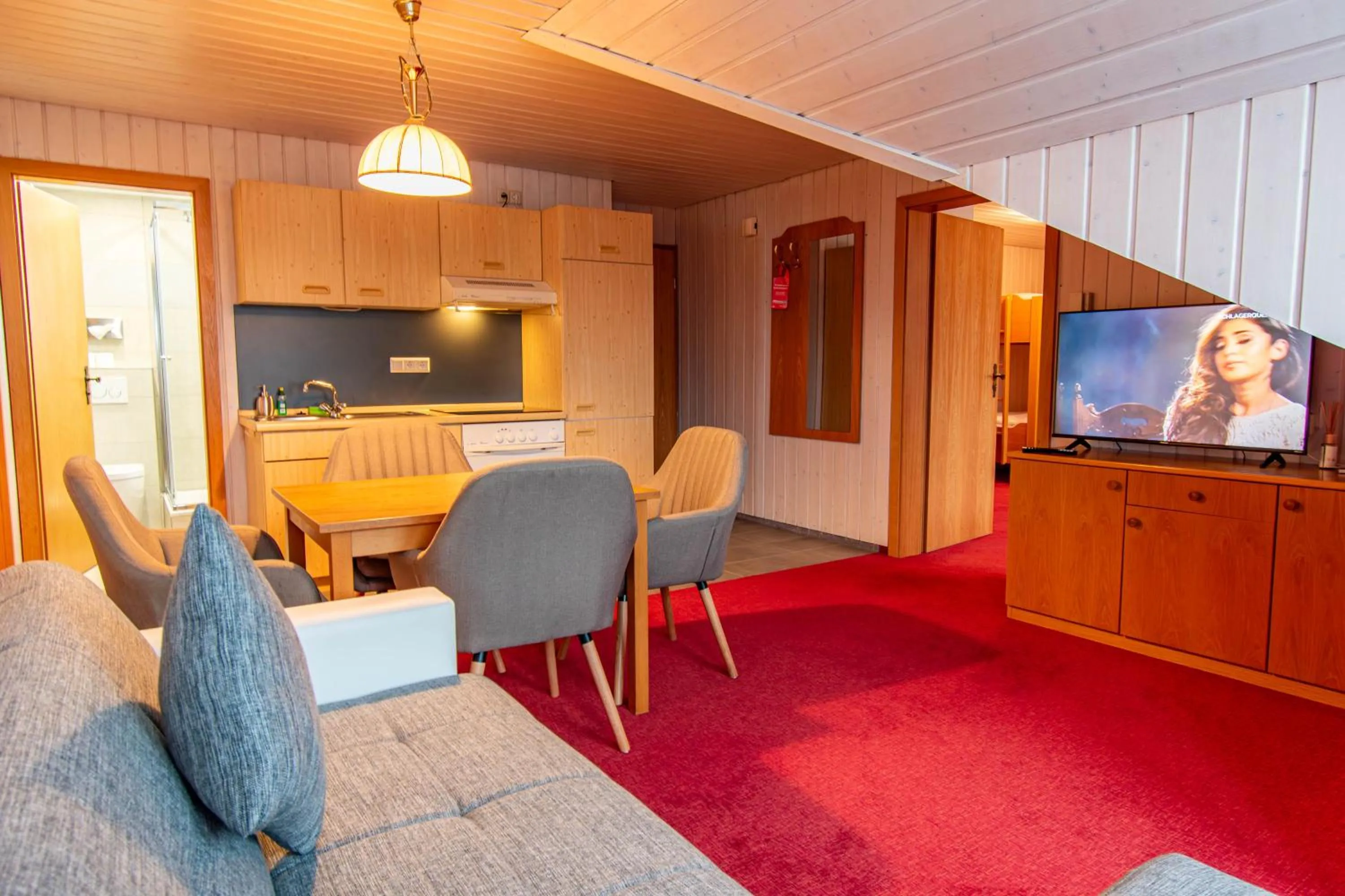 Communal lounge/ TV room in Wellnesshotel Hohenrodt