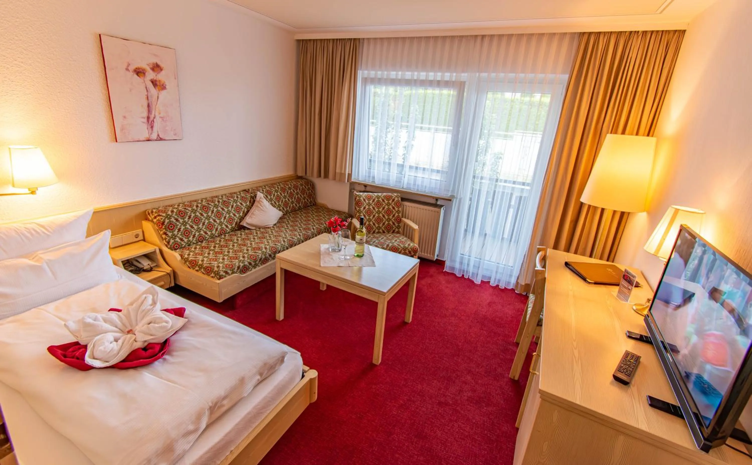 Bed in Wellnesshotel Hohenrodt