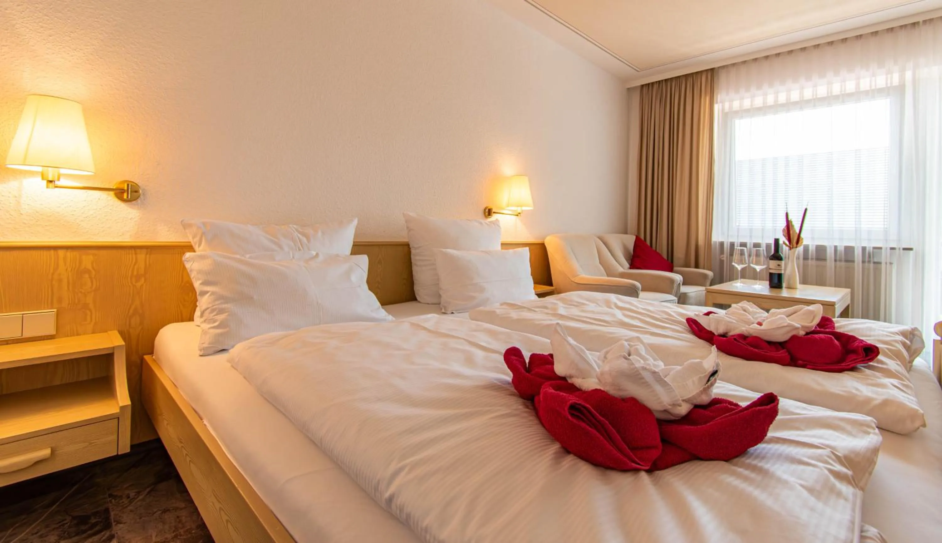 Bed in Wellnesshotel Hohenrodt