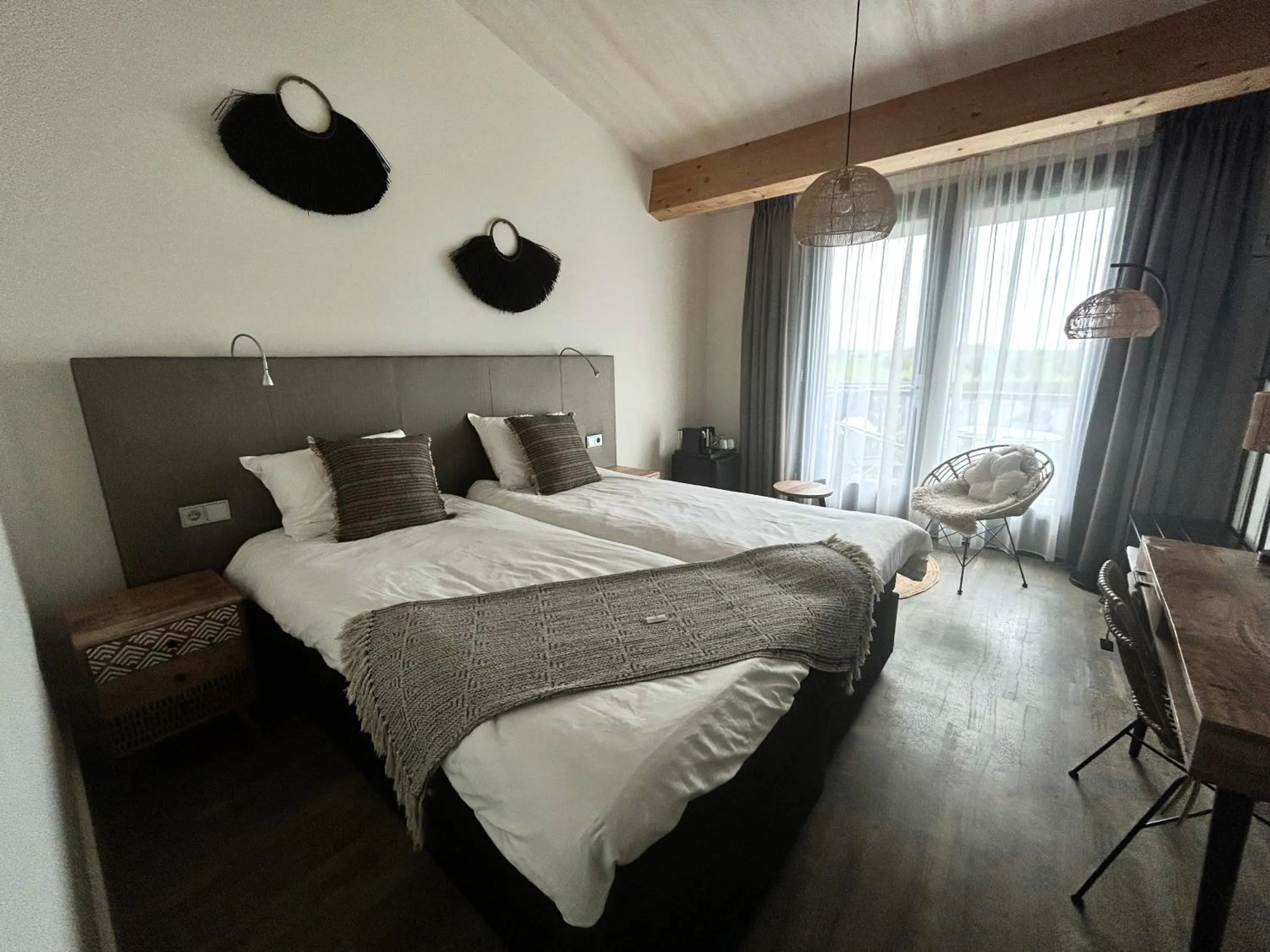 Bed in Fruitpark Hotel & Spa