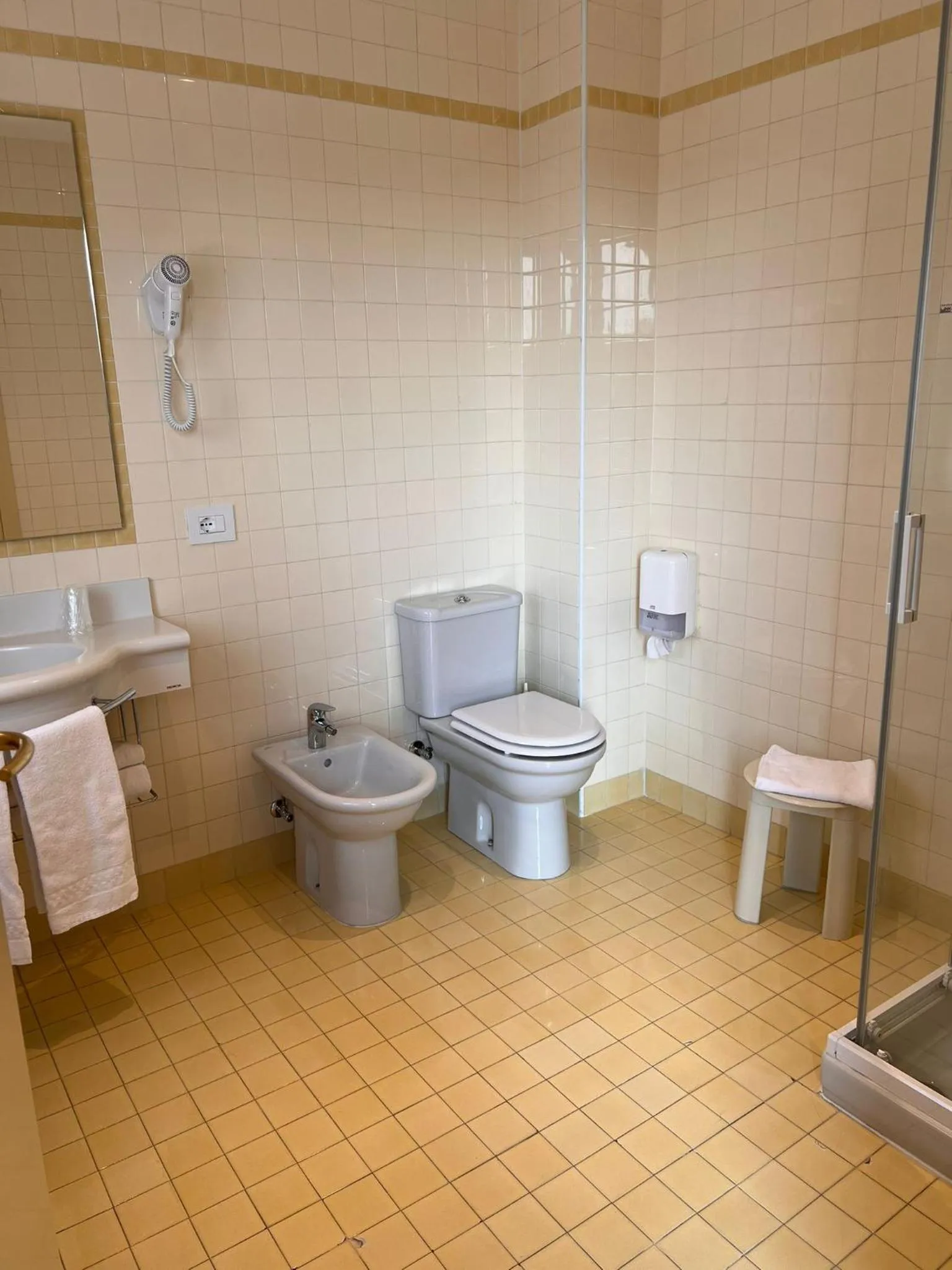 Bathroom in Hotel Dorè