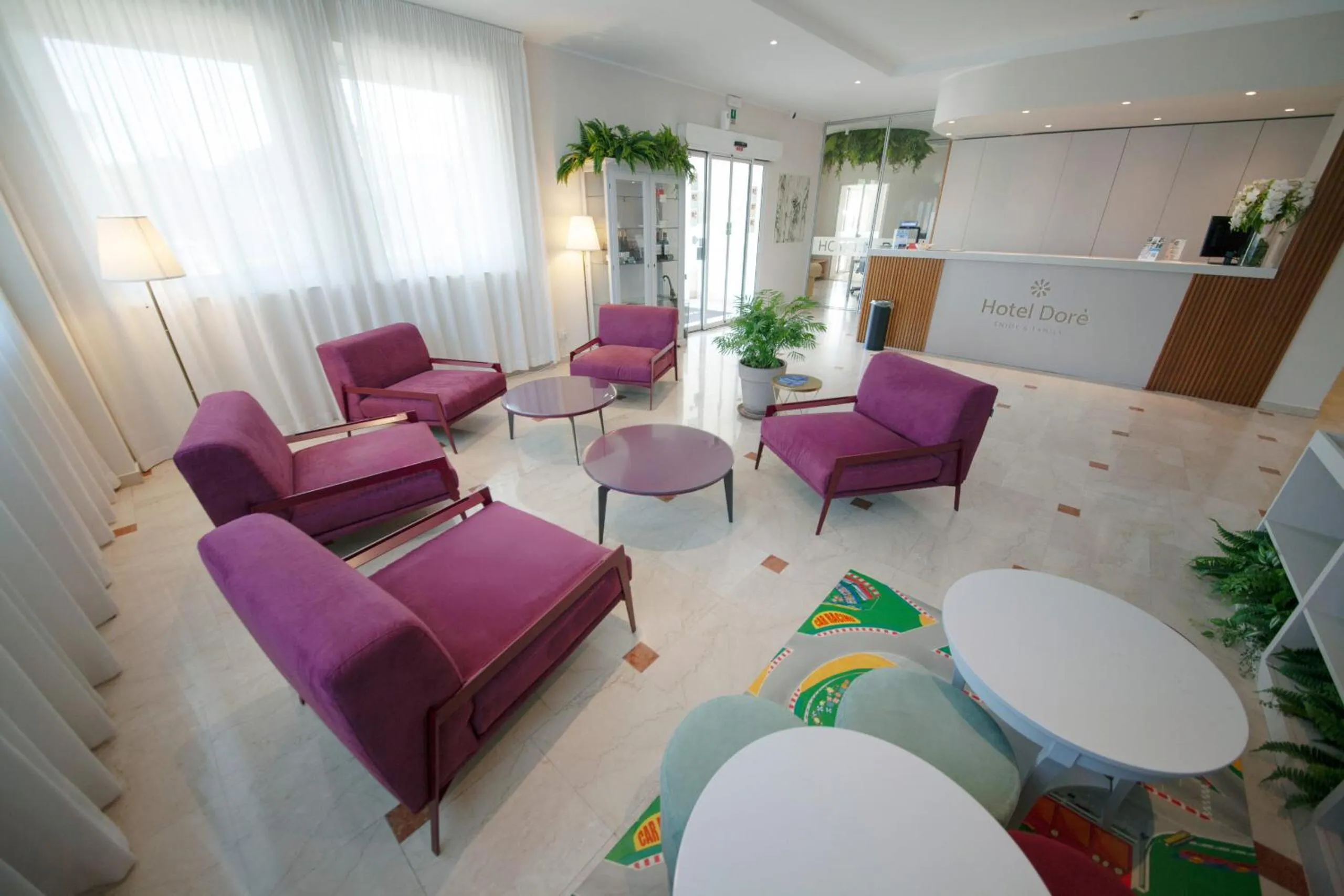 Lobby or reception in Hotel Dorè