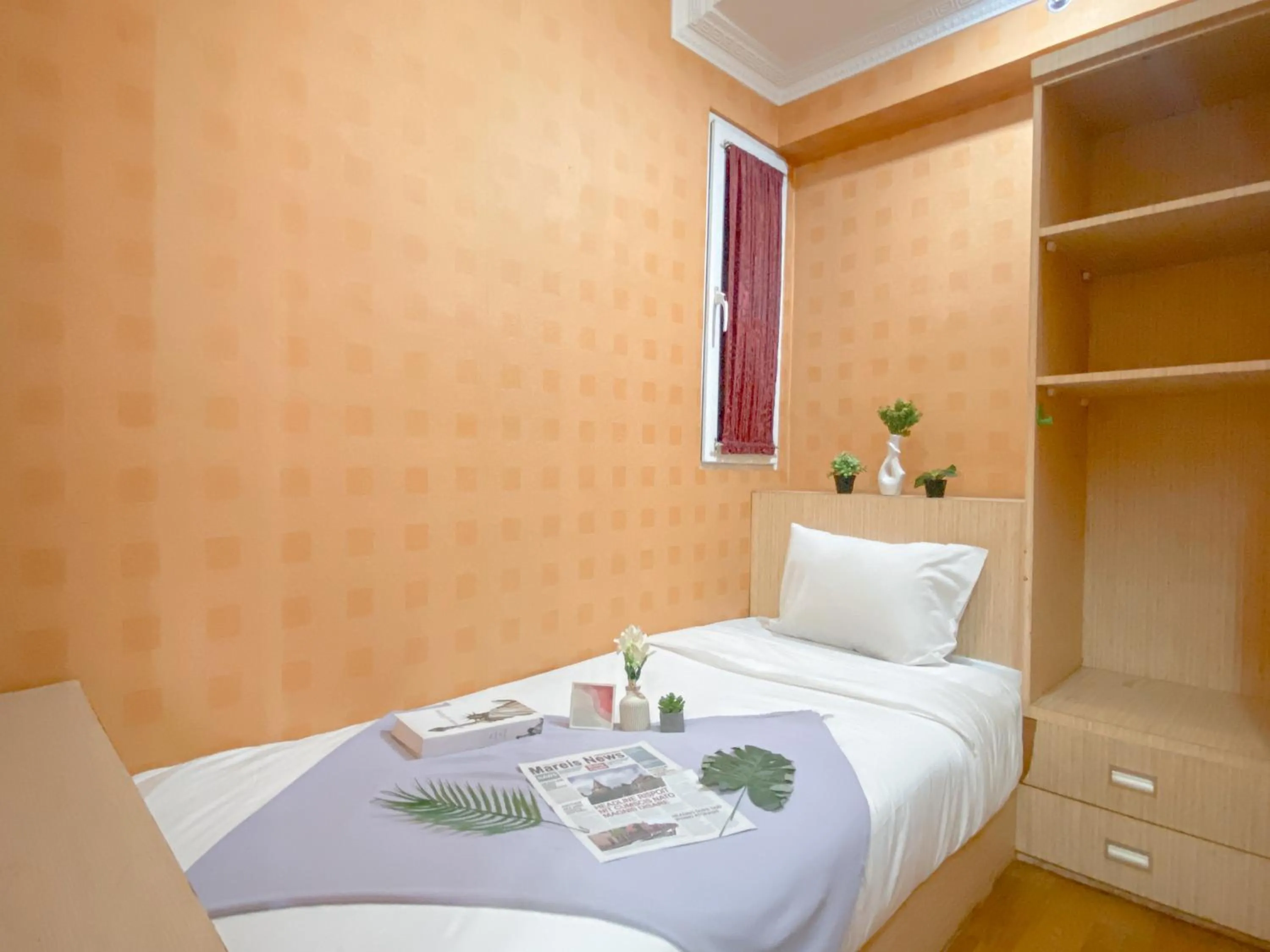 Relaxing 2BR with Pool View Mutiara Bekasi Apartment By Travelio