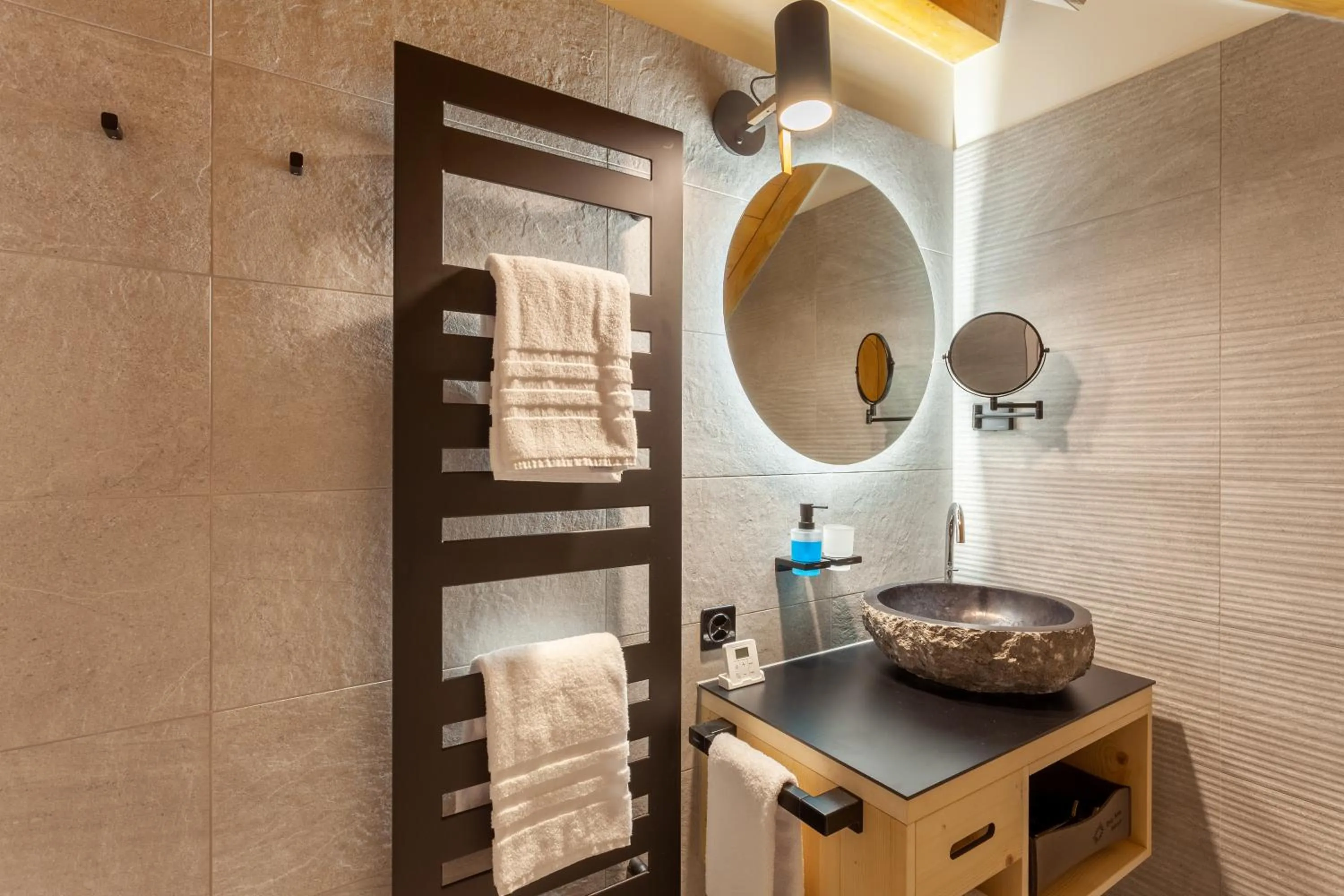 Bathroom in Sonne Andermatt Swiss Quality Hotel