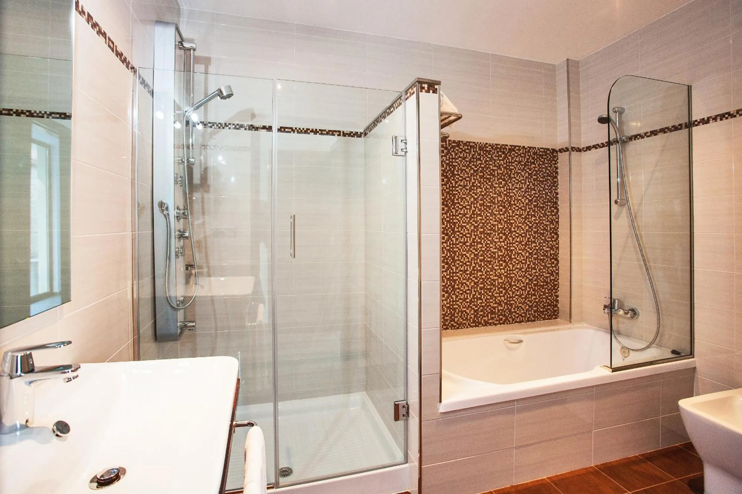 Shower in Hotel Alén do Mar