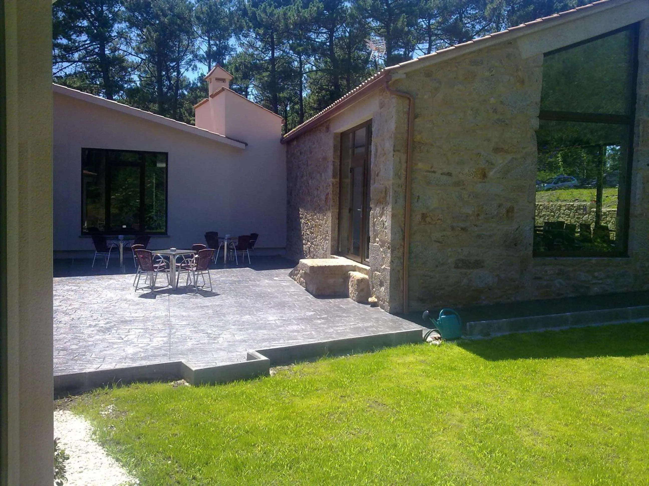 Patio in Hotel Alén do Mar