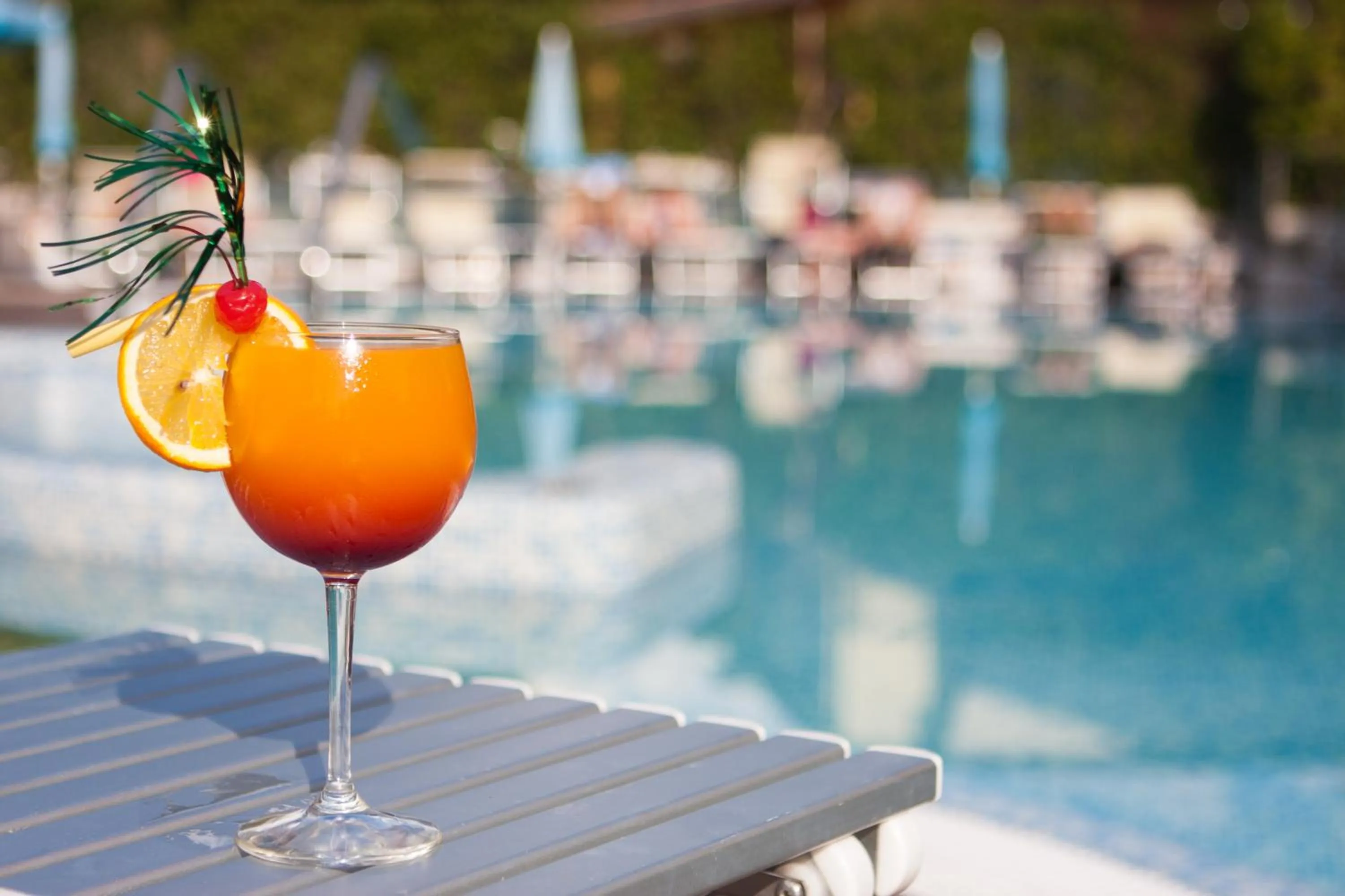 Swimming pool in Hotel Bisesti ***S