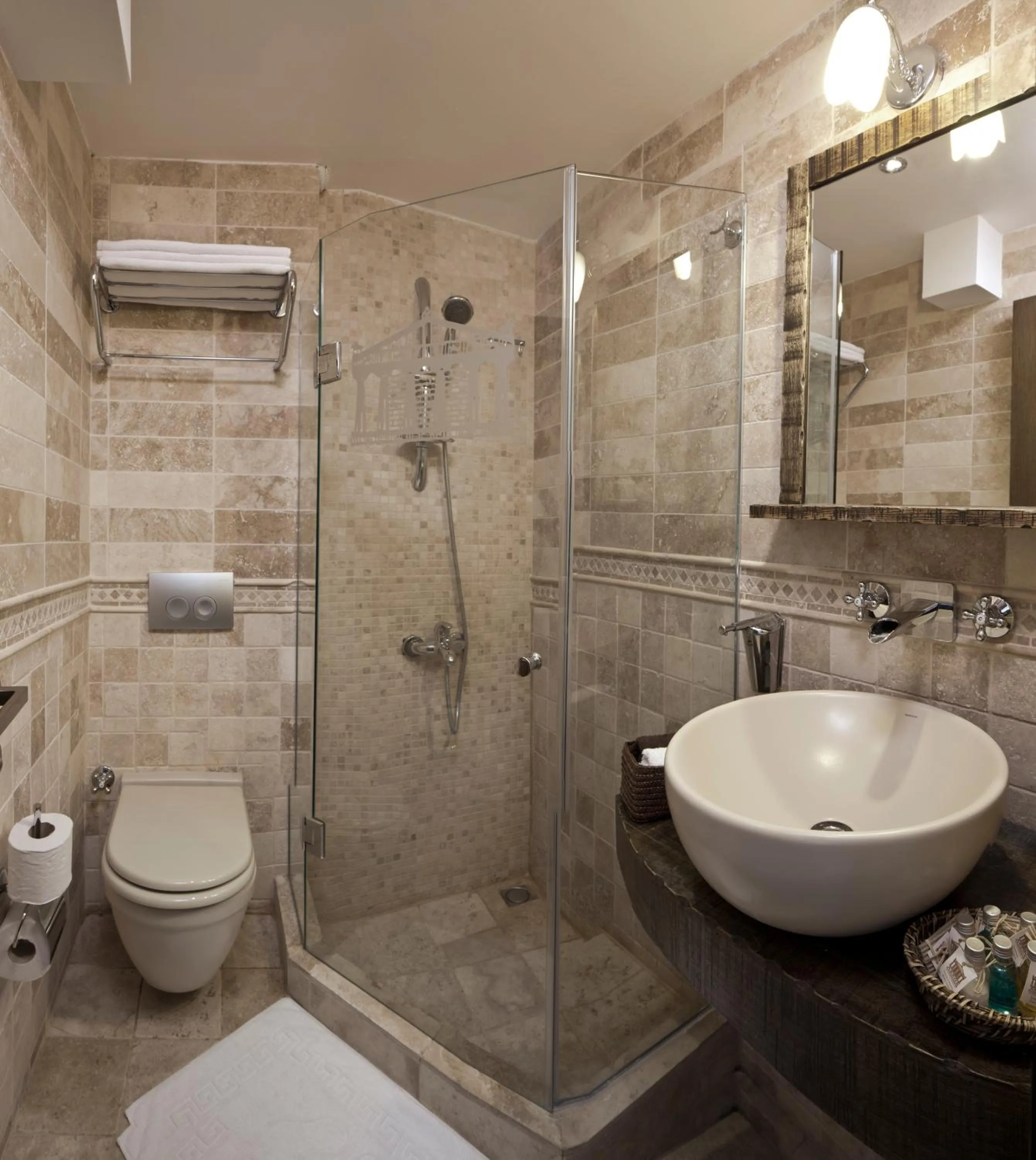 Bathroom in Assos Behram Special Class Hotel Adults Only