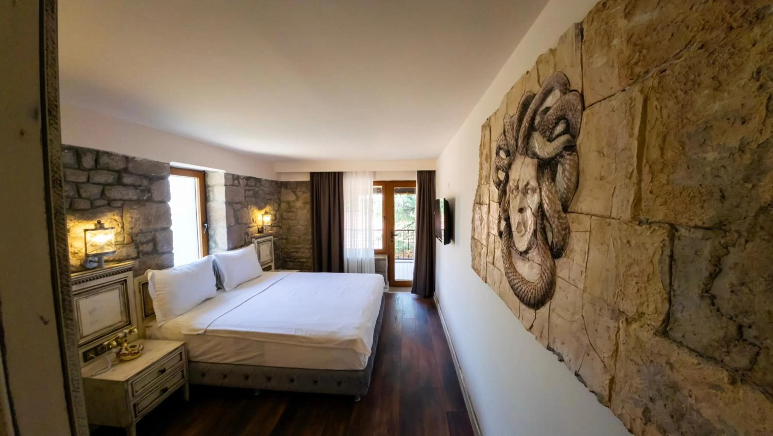 Bed in Assos Behram Special Class Hotel Adults Only