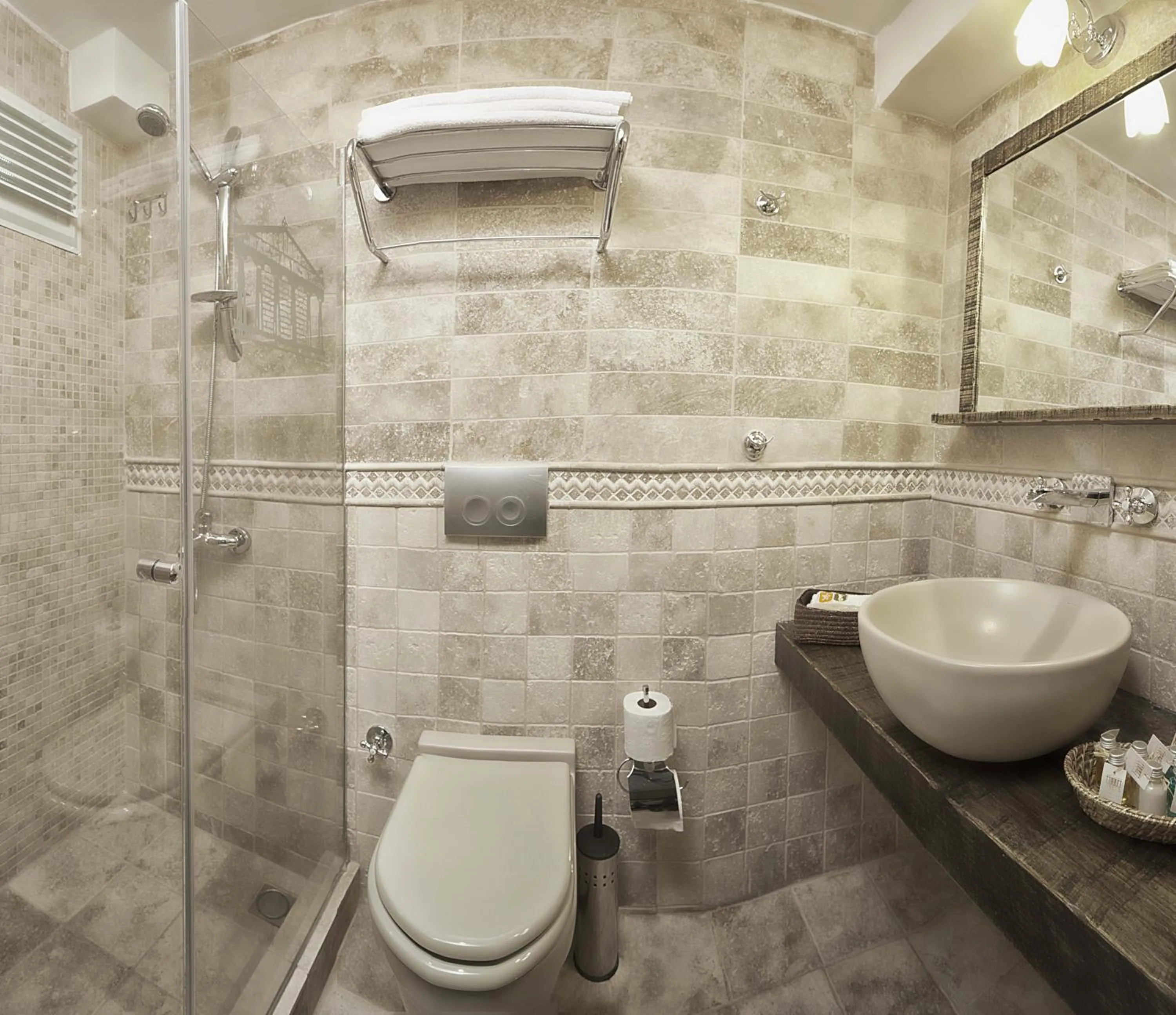 Toilet in Assos Behram Special Class Hotel Adults Only