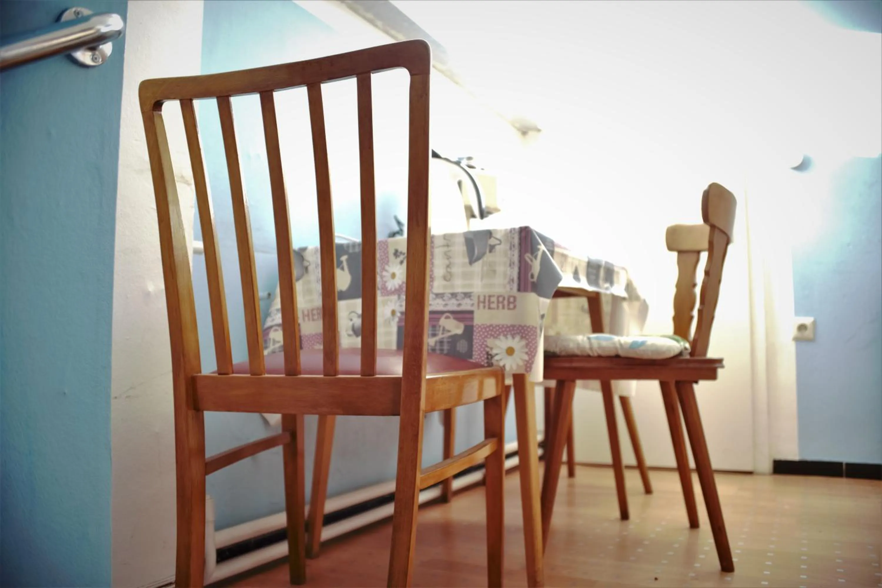 Kitchen or kitchenette in Hotel Moorbadstuben