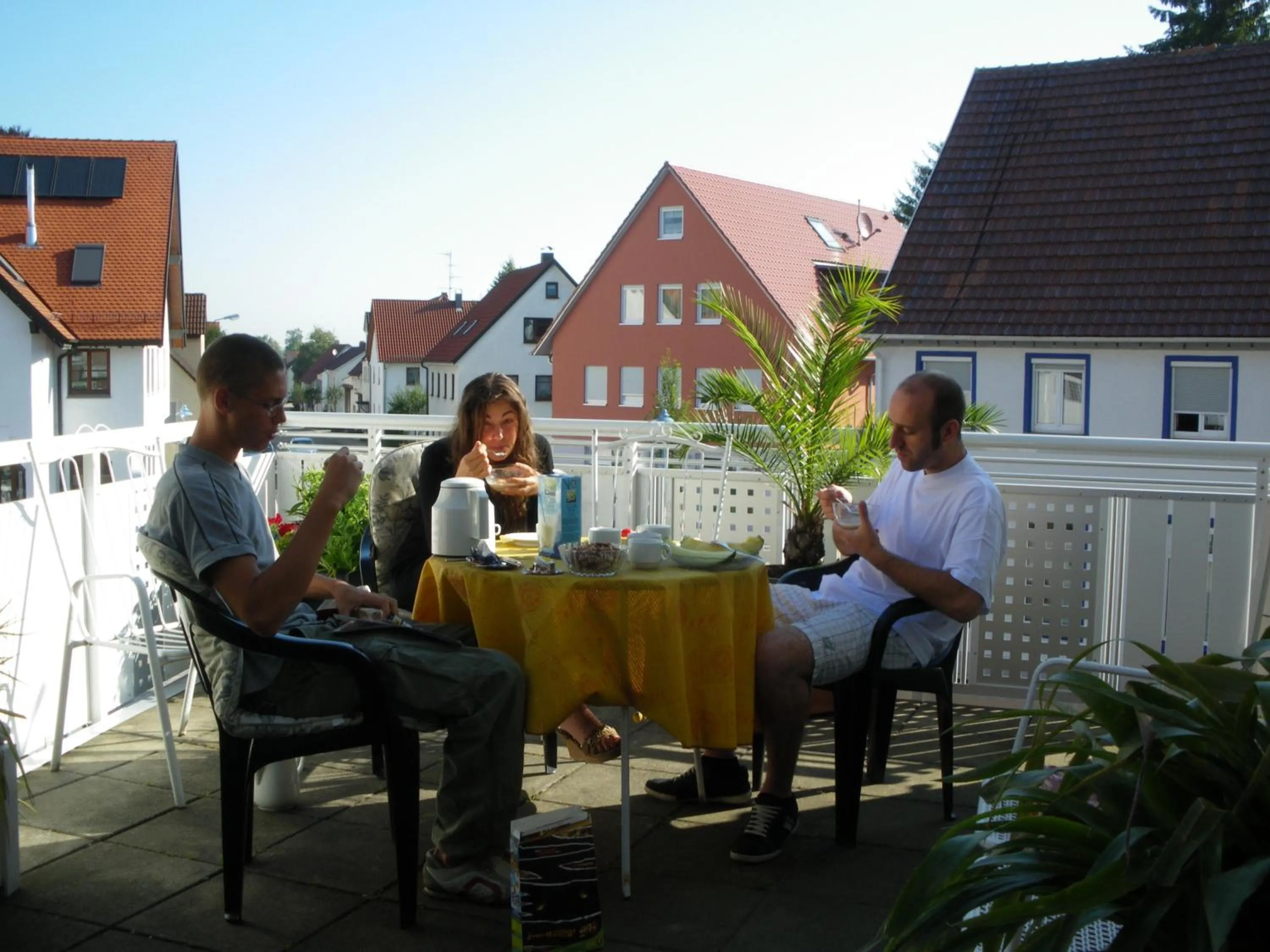 Balcony/Terrace in Hotel Moorbadstuben