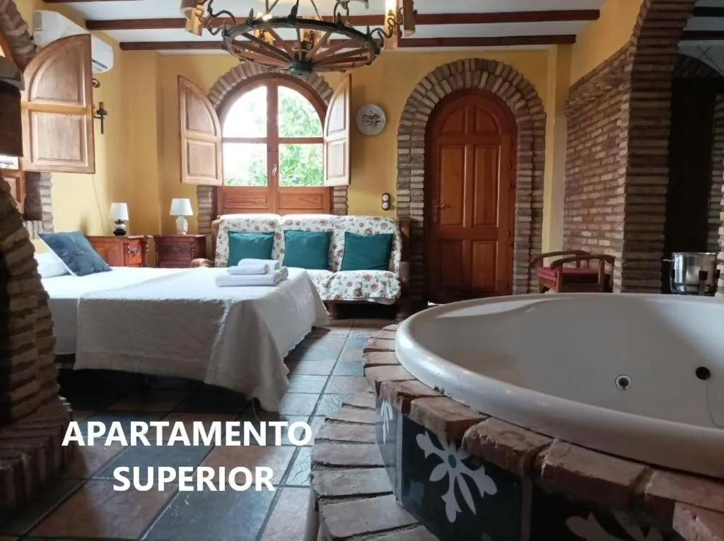 Bed in Alojamientos La Casa de Piedra