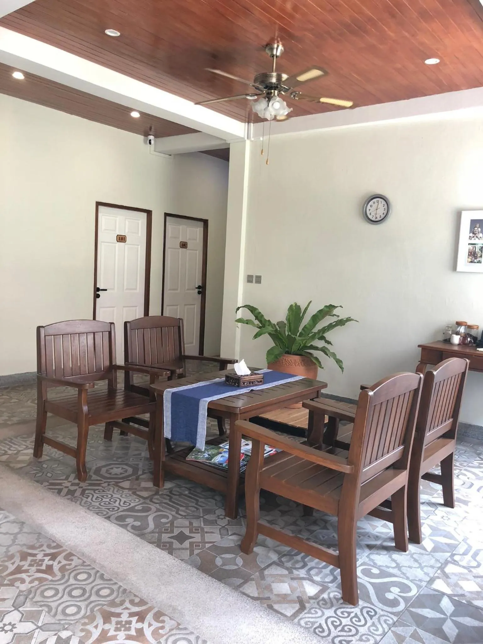 Seating area in Celosia Chiang Mai Hotel