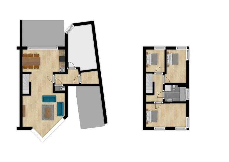 Floor plan in Dormio Resort Berck-sur-Mer