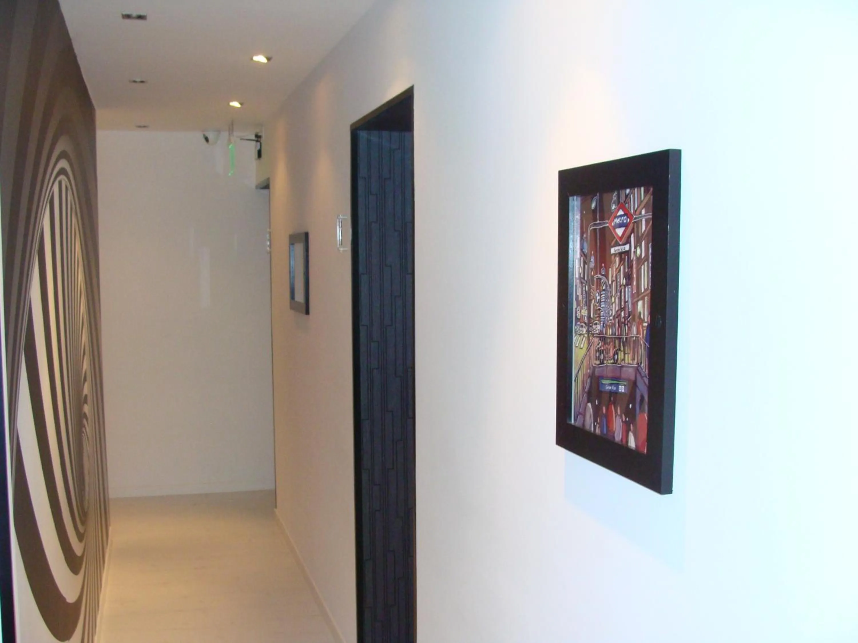 Decorative detail in Hostal JQ Madrid 1