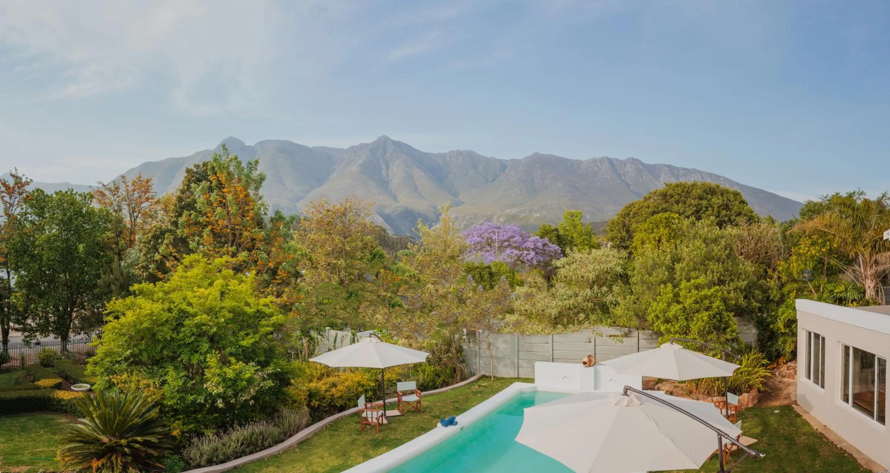 Swimming pool in The View Swellendam B&B