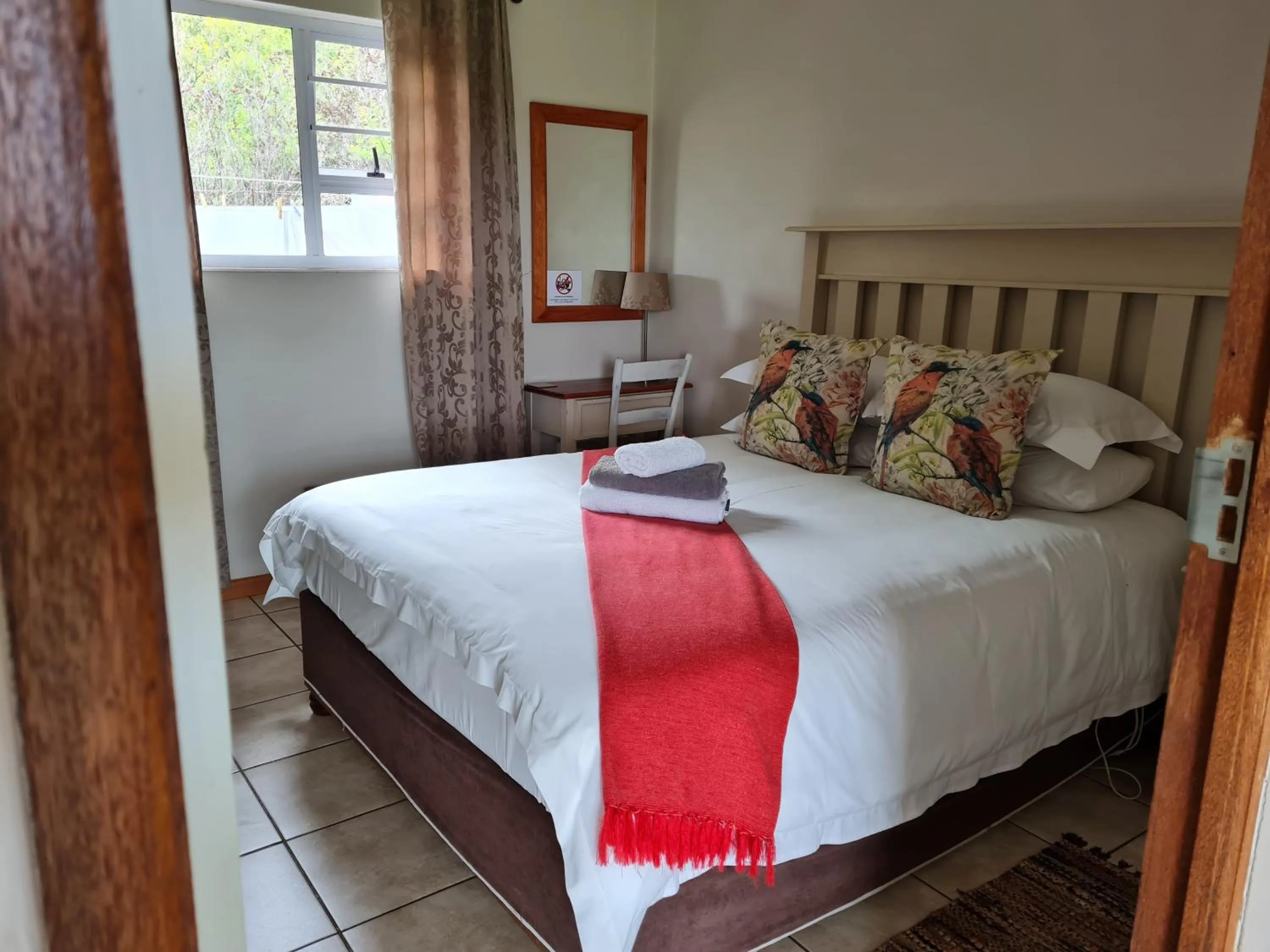 Bed in a Dam's View Accommodation