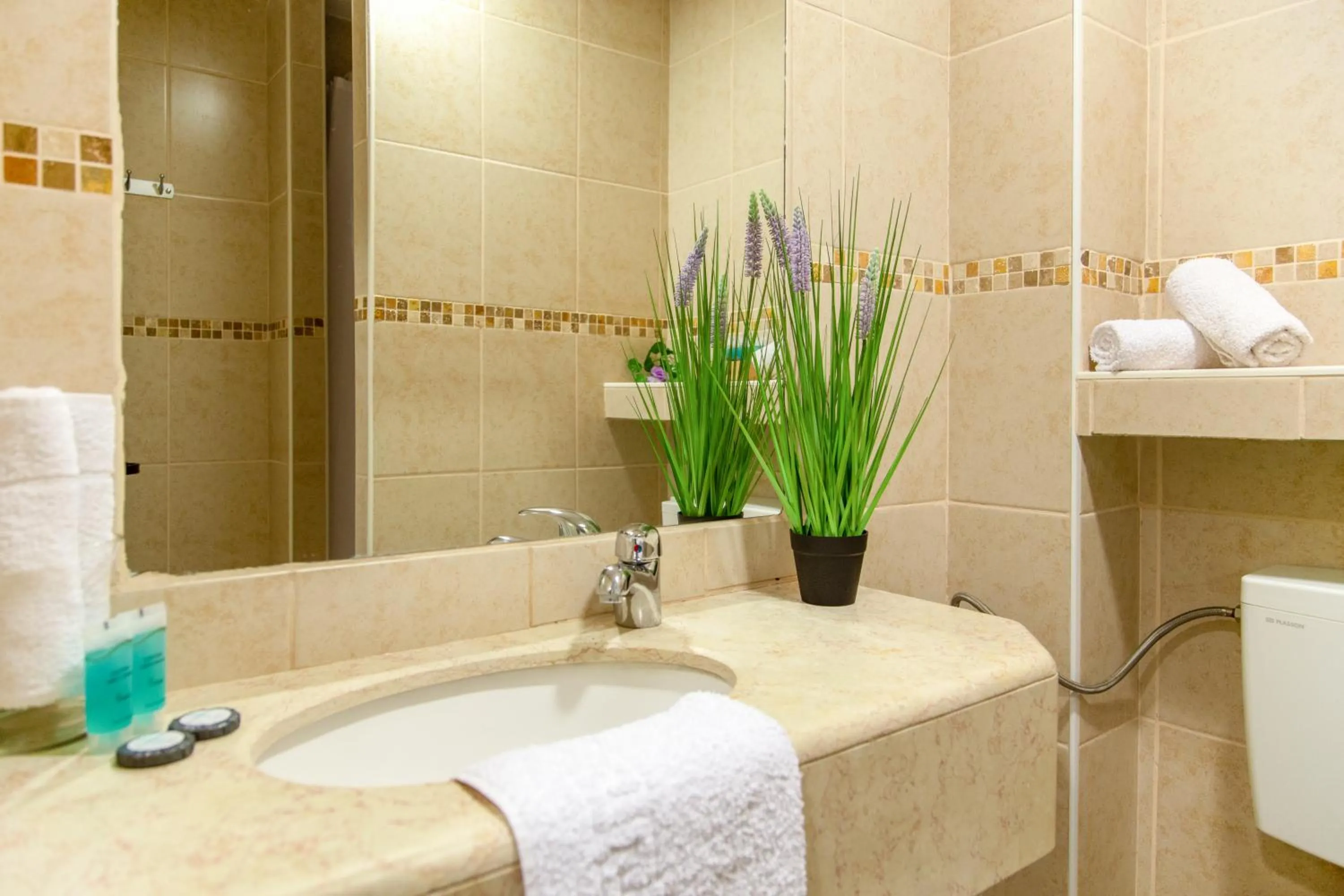 Bathroom in Motel Aviv