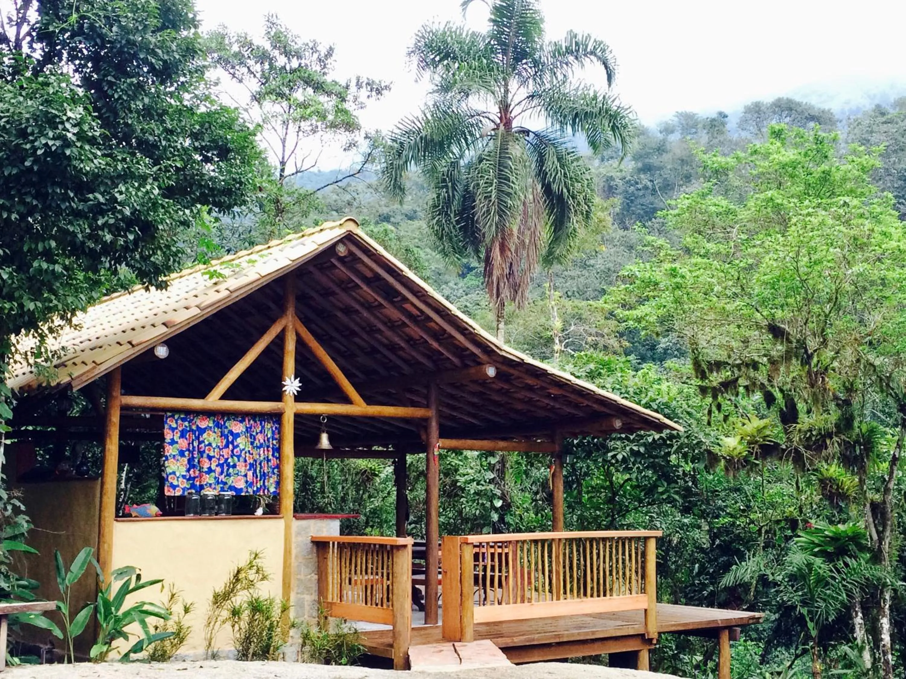 Area and facilities in Eco Chalés Caminho das Águas