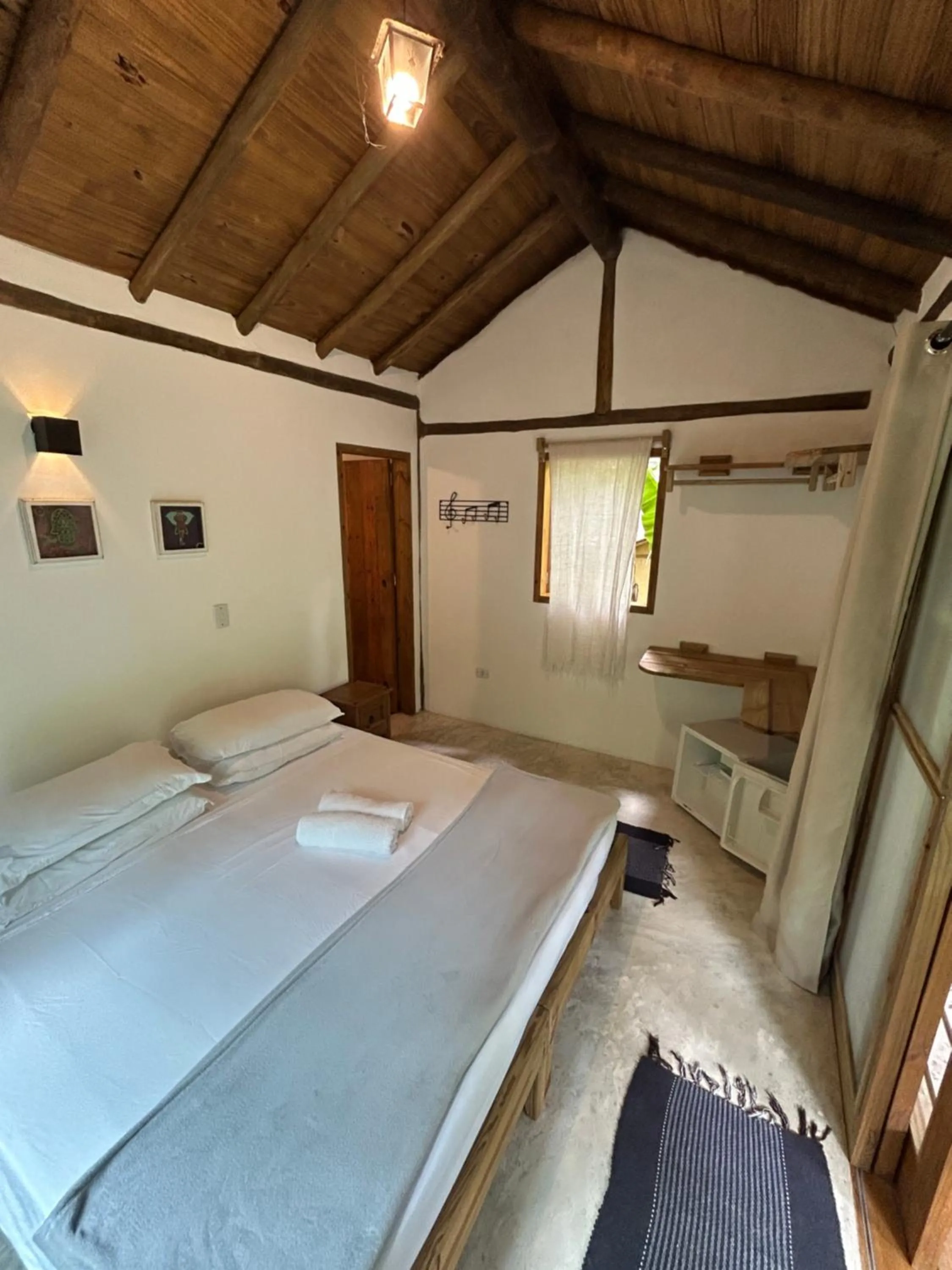 Bed in Eco Chalés Caminho das Águas