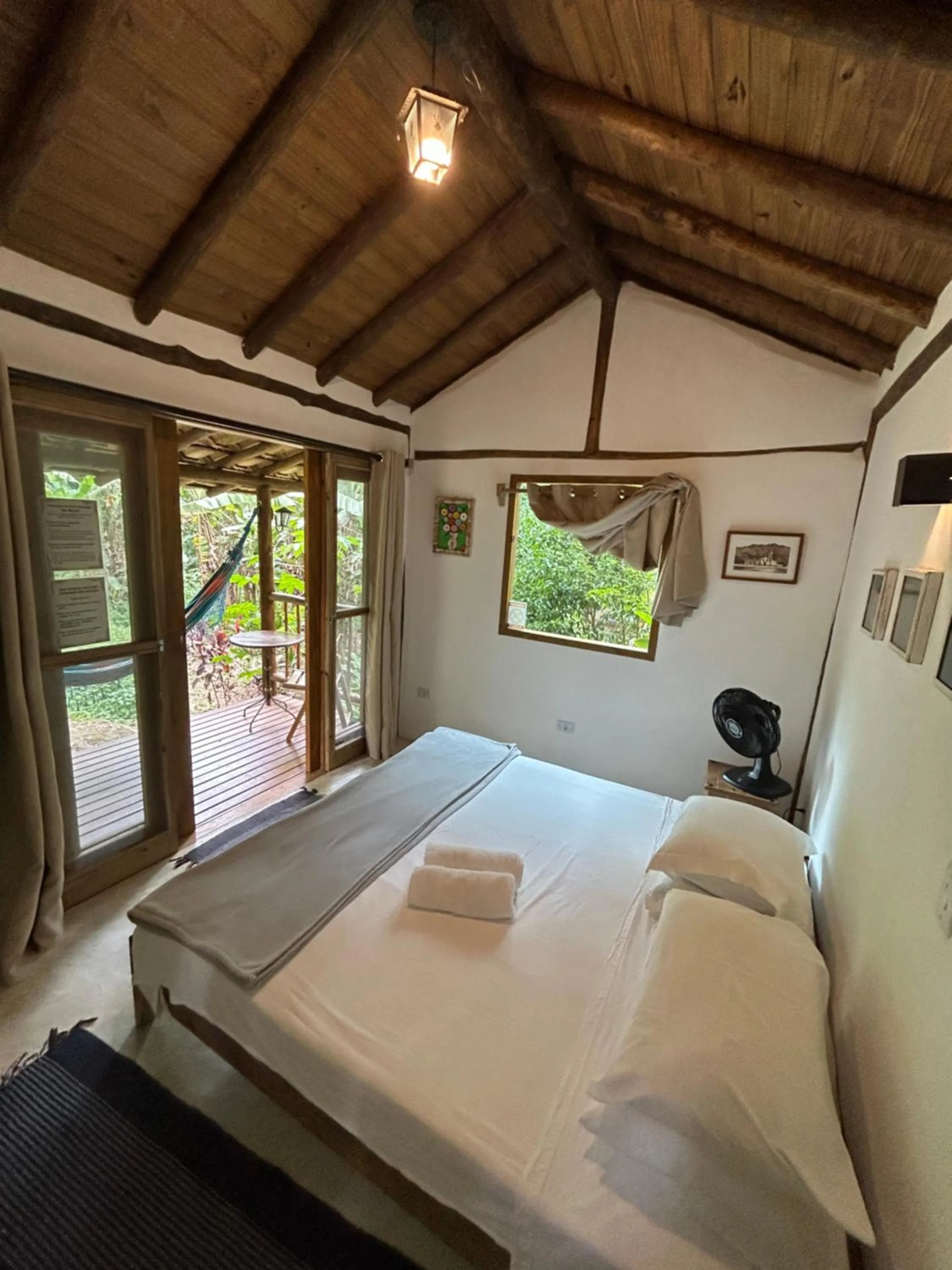 Bed in Eco Chalés Caminho das Águas