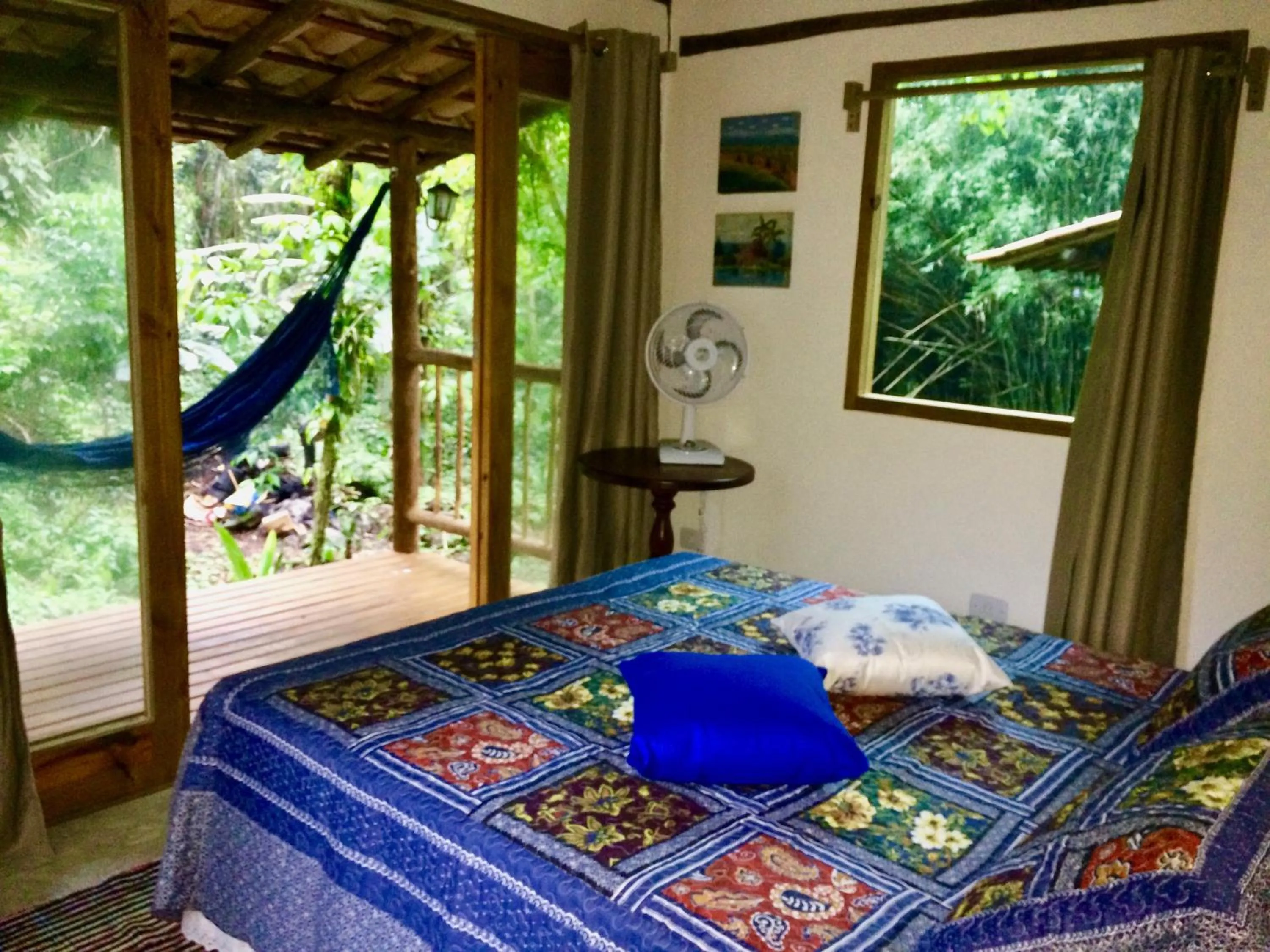 Bed in Eco Chalés Caminho das Águas